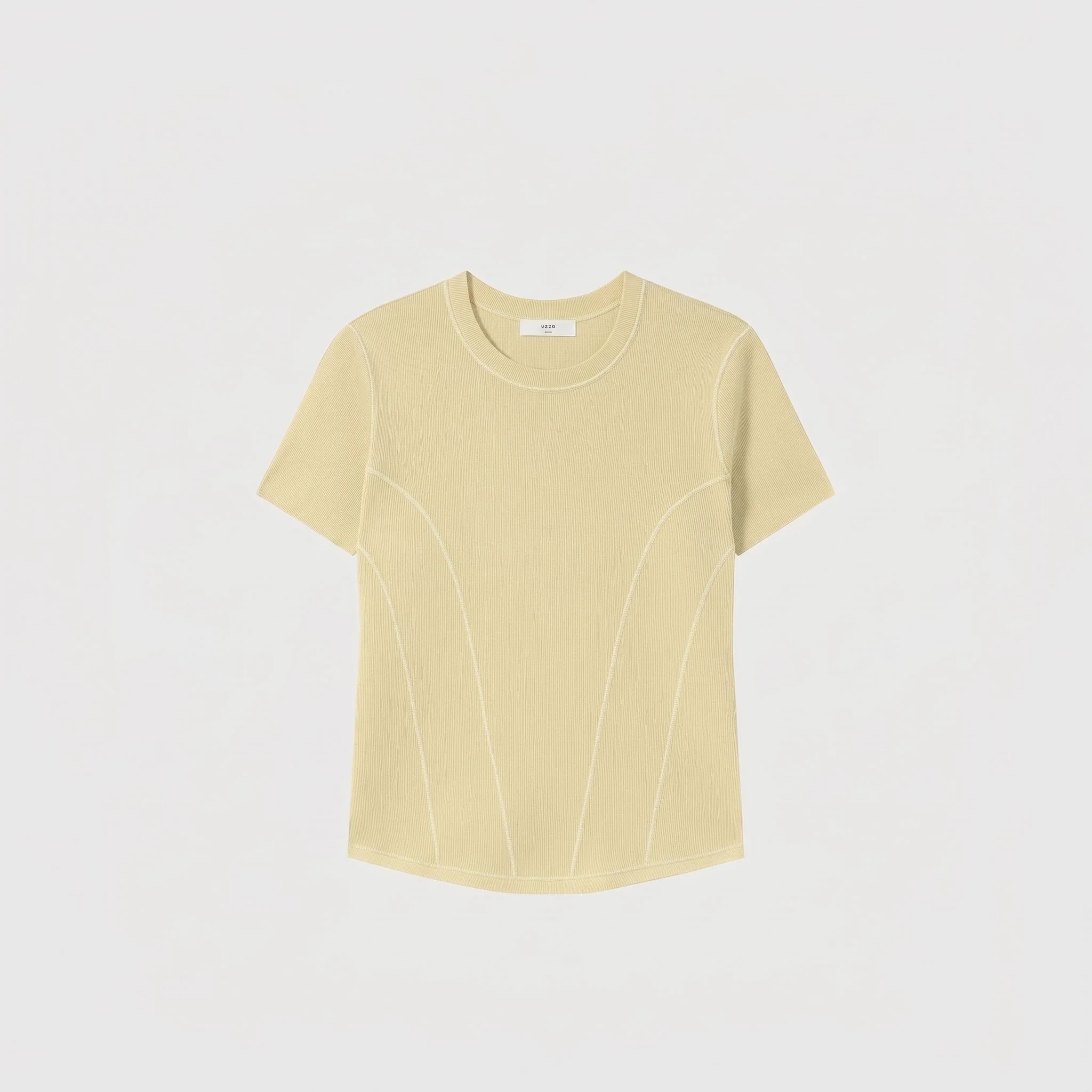Seamed Knit Tee - Image 7