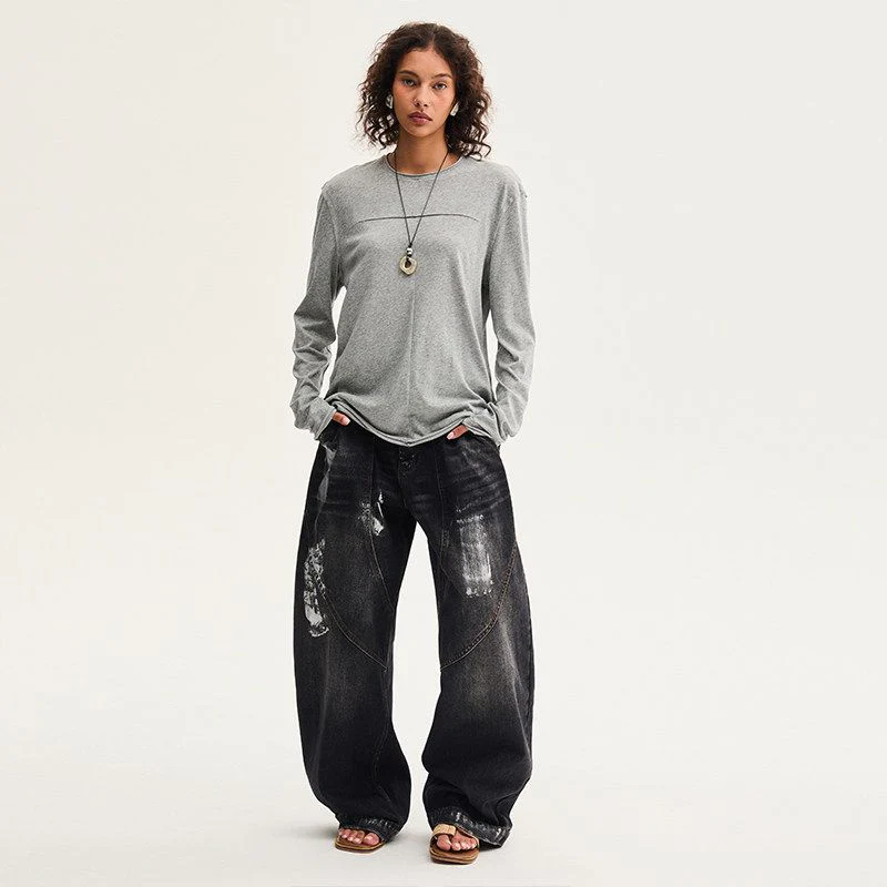 Seamed Long Sleeve Tee - Image 5