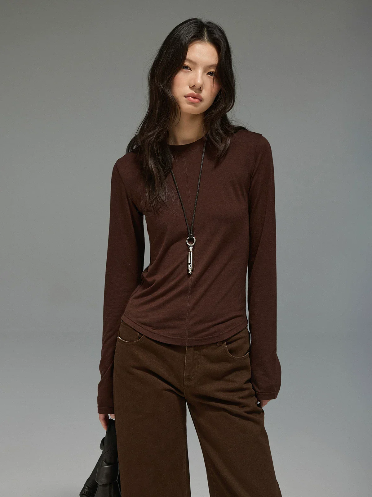 Seamed Long-Sleeve Tee - Image 2