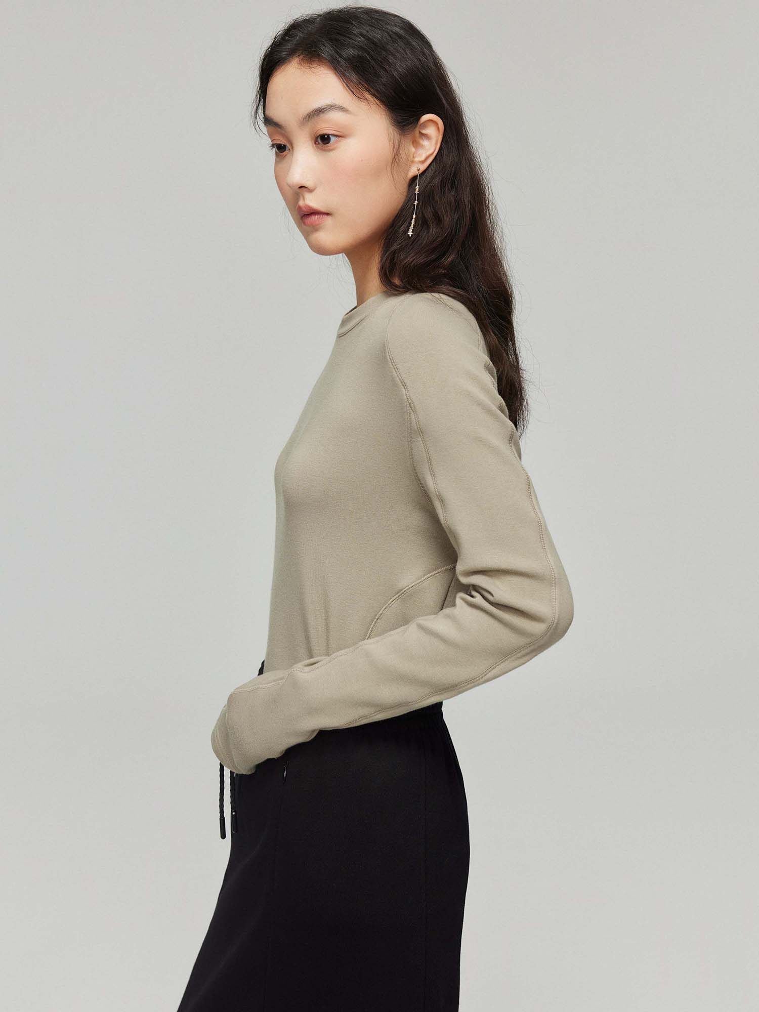 Seamed Long-Sleeve Top - Image 4