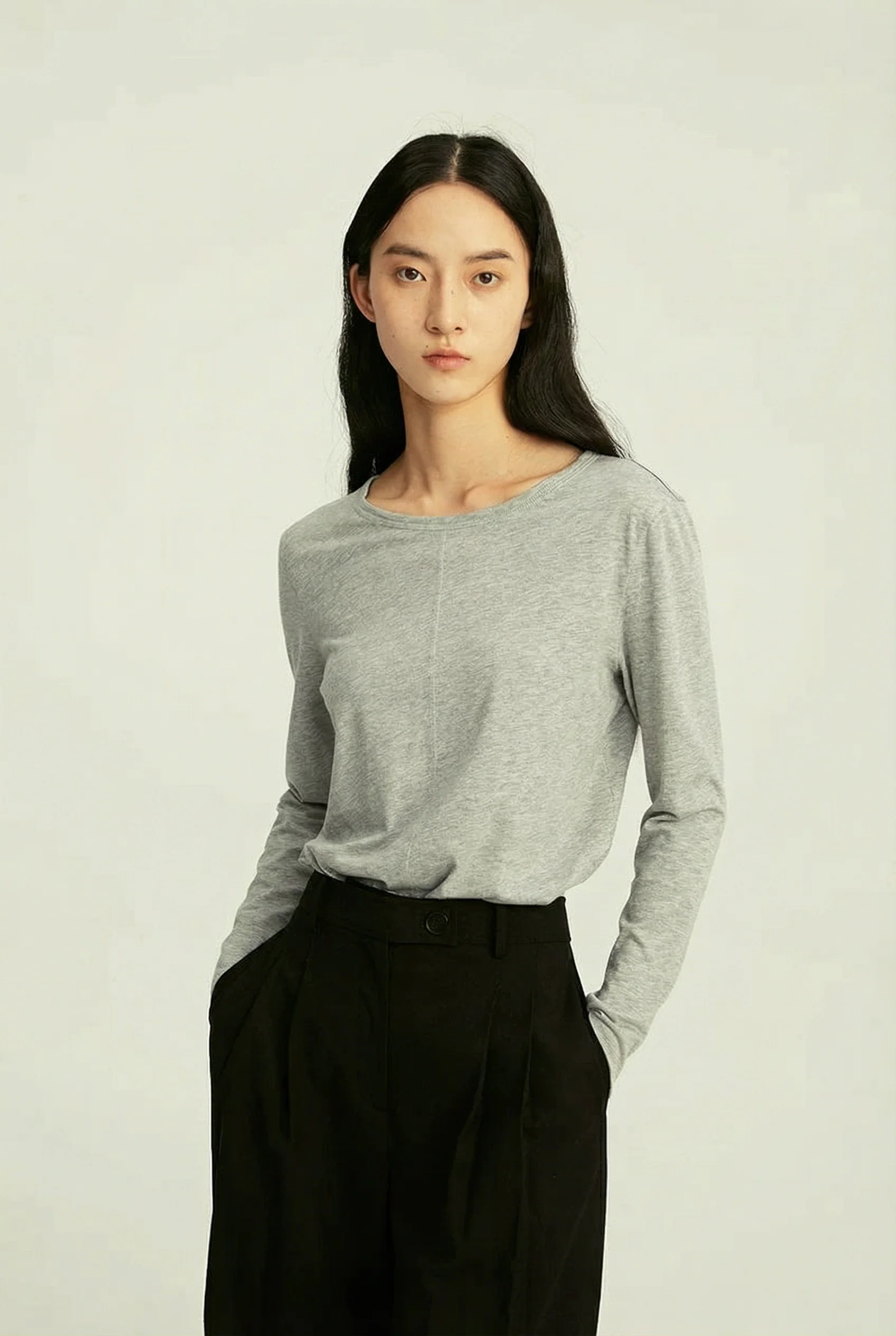 Seamed Long Sleeve Top - Image 8
