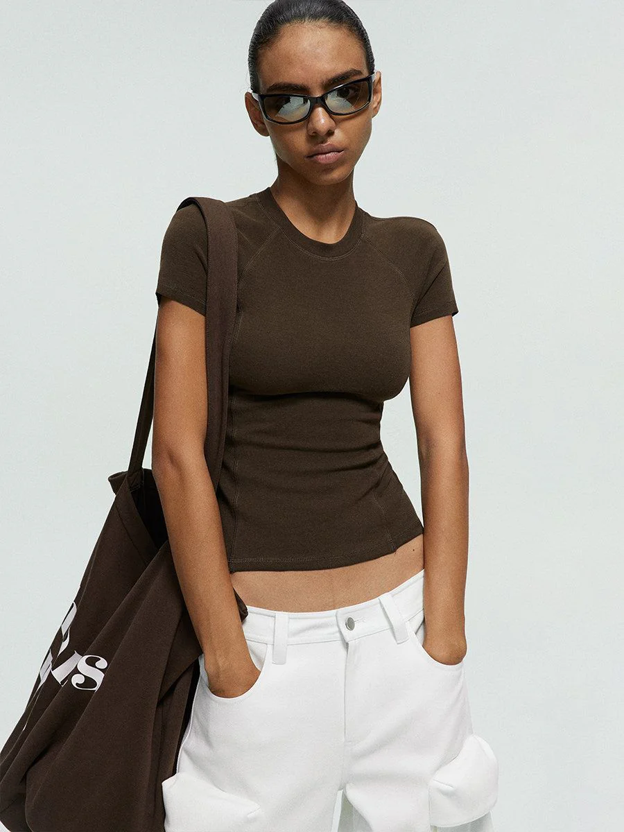 Seamed Raglan Tee - Image 3