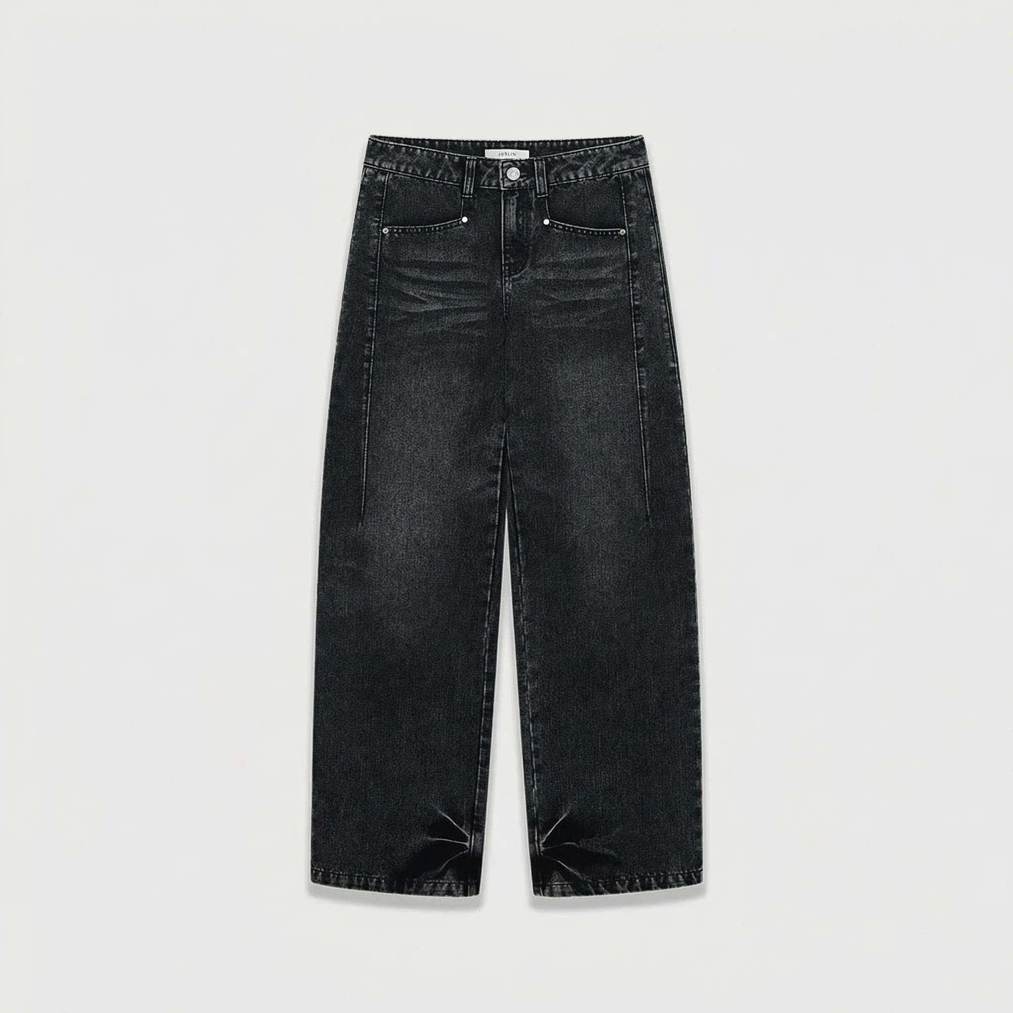 Seamed Wide-Leg Jeans - Image 7