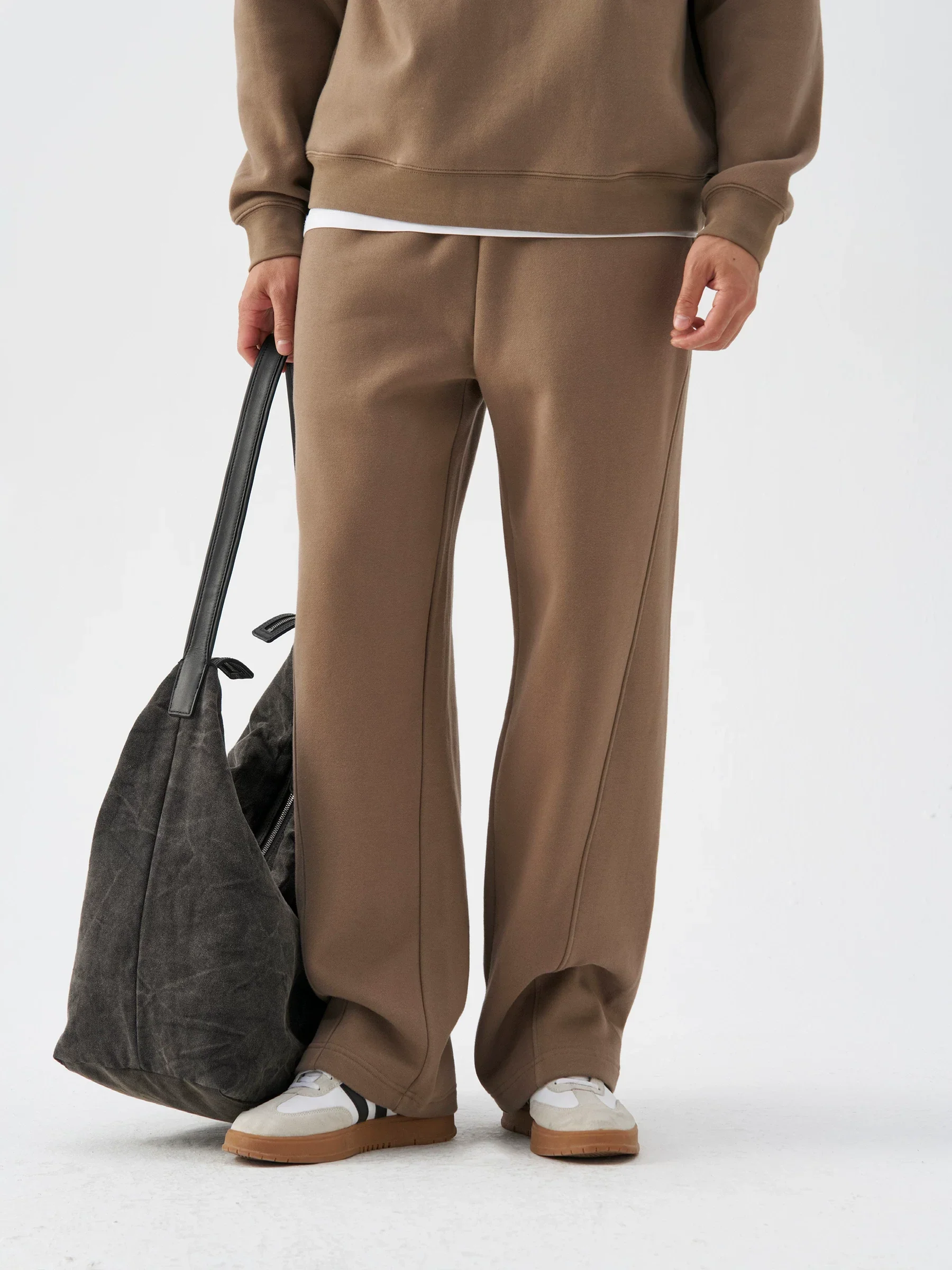 Seamed Wide Sweatpants - Image 2