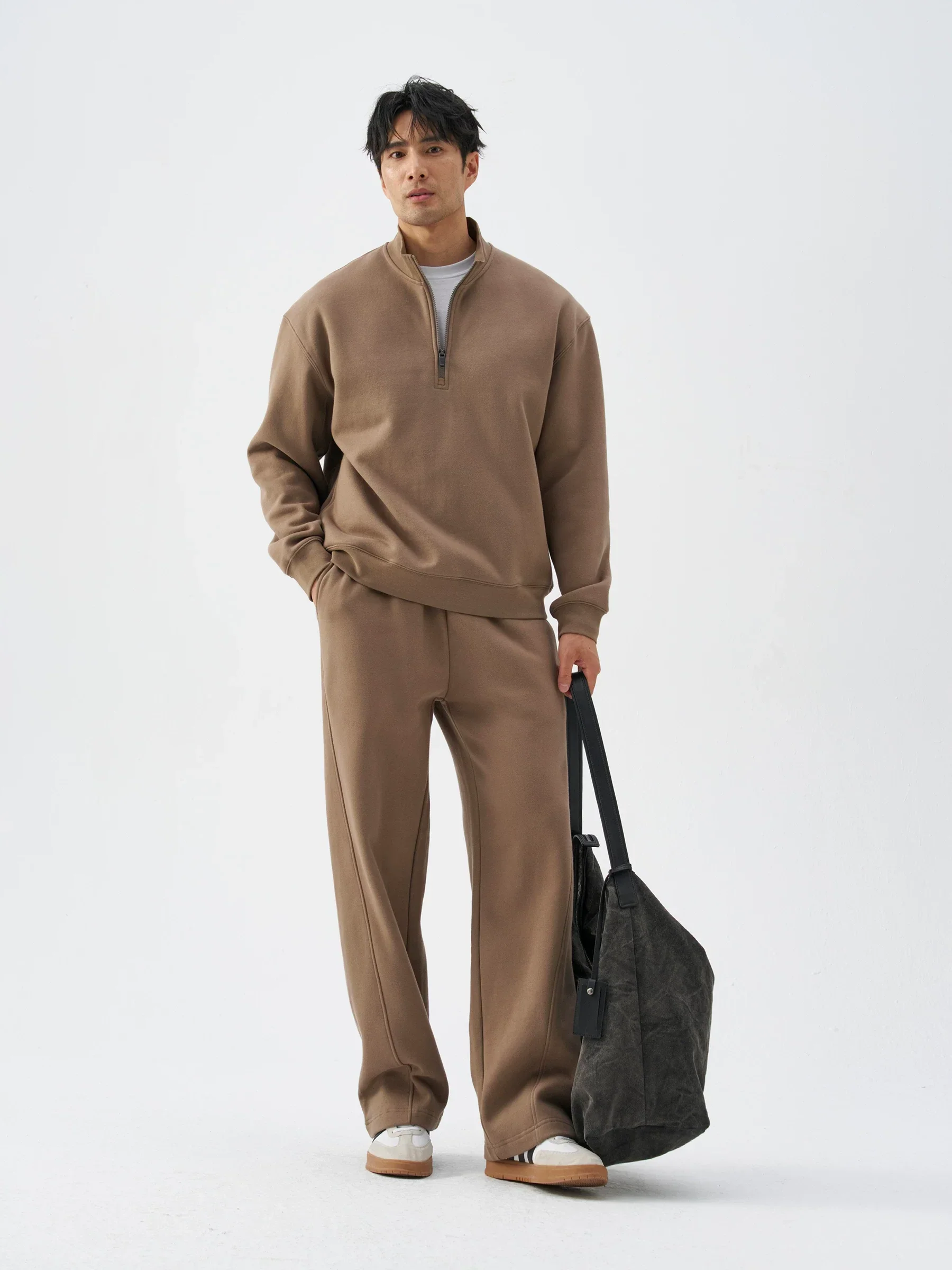 Seamed Wide Sweatpants - Image 3