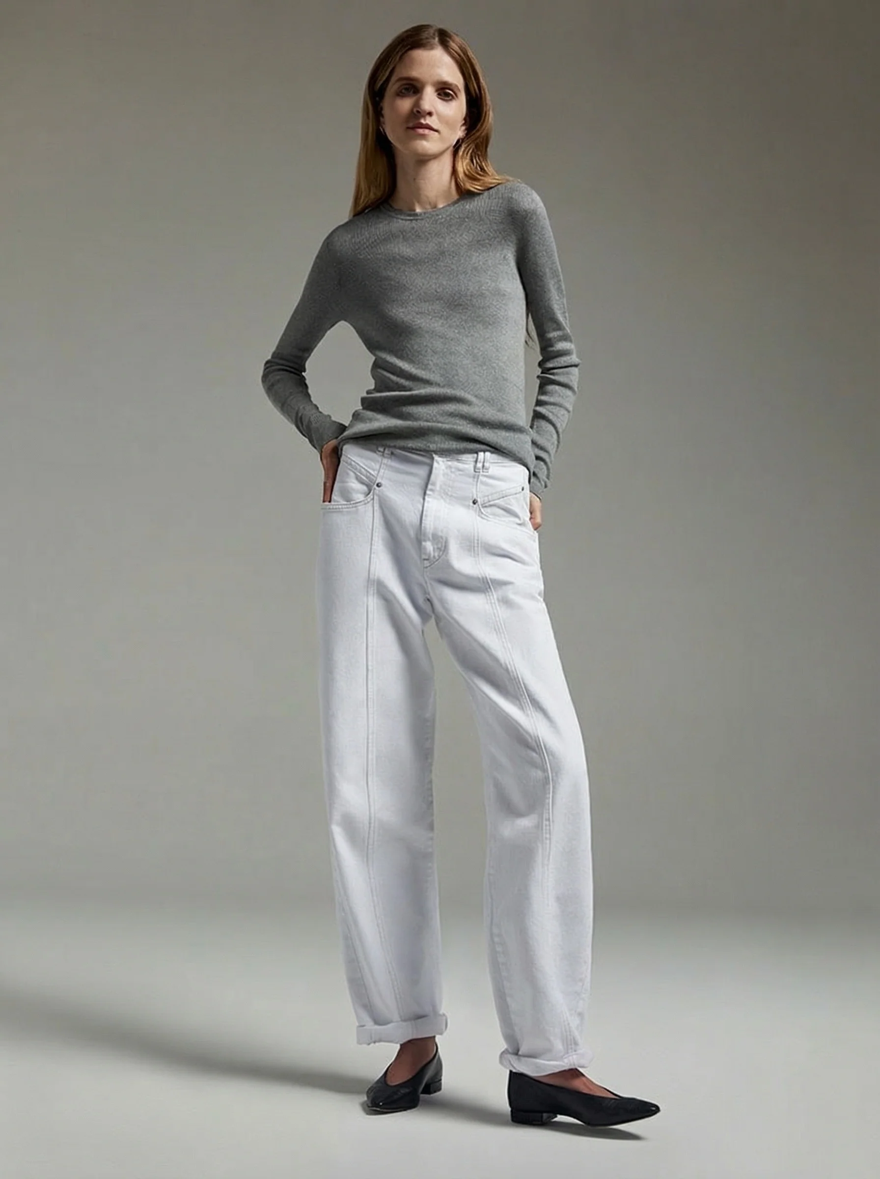 Seamless Cashmere-Cotton Crewneck - Image 3