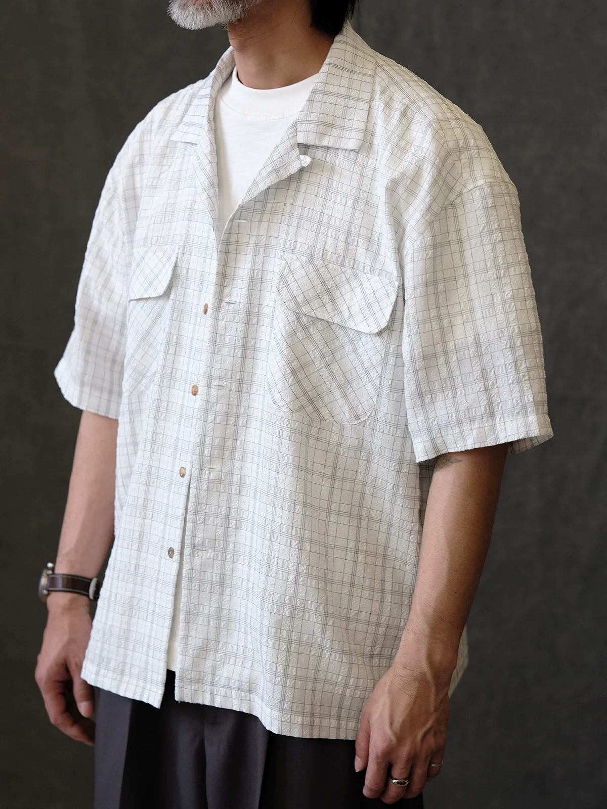 Seersucker Camp-Collar Shirt - Image 2
