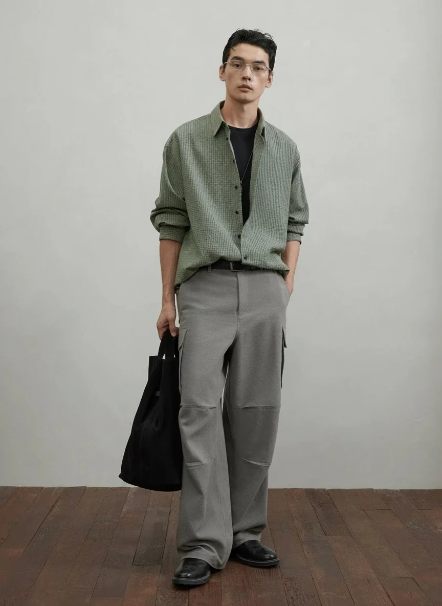 Seersucker Micro-Check Shirt