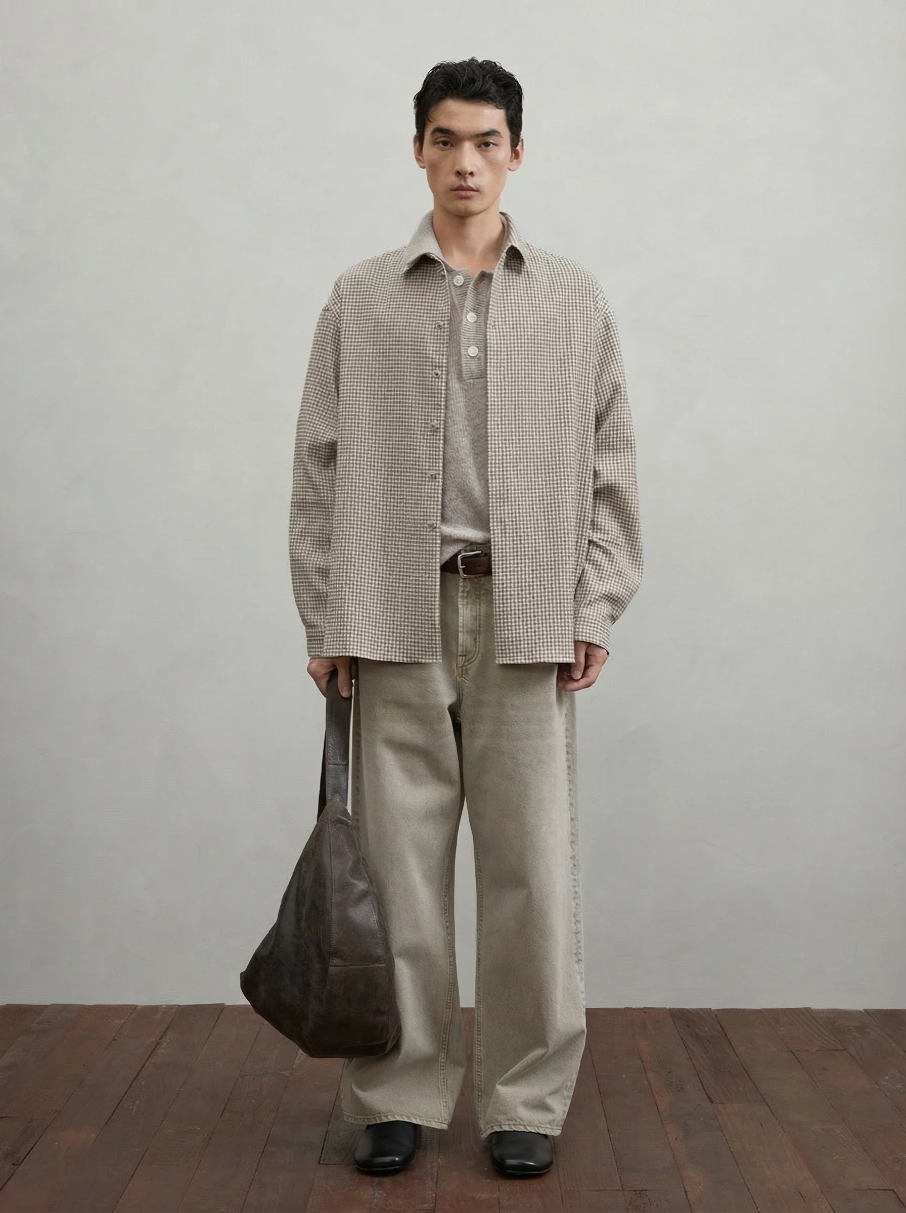 Seersucker Micro-Check Shirt - Image 3