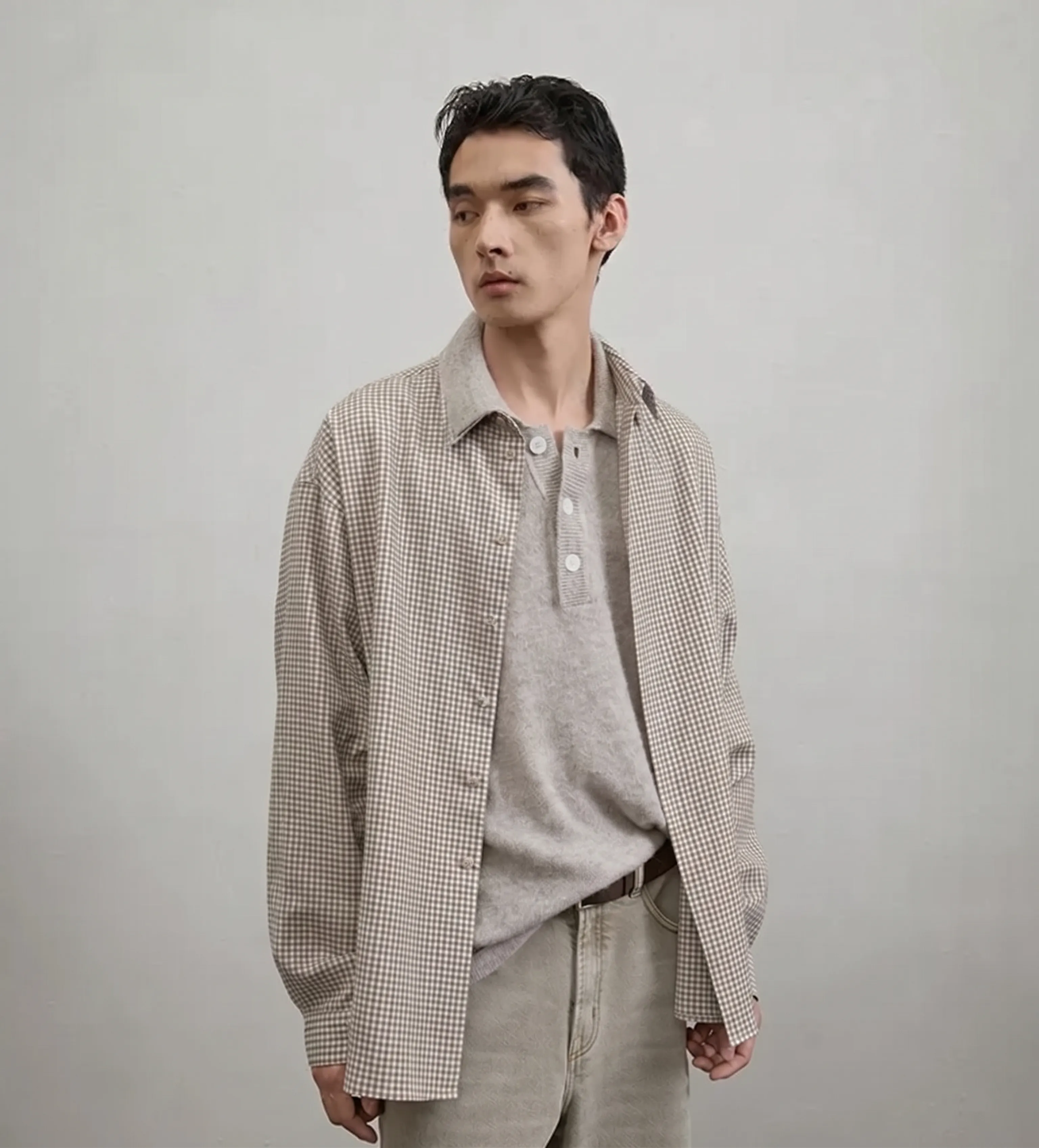 Seersucker Micro-Check Shirt - Image 6