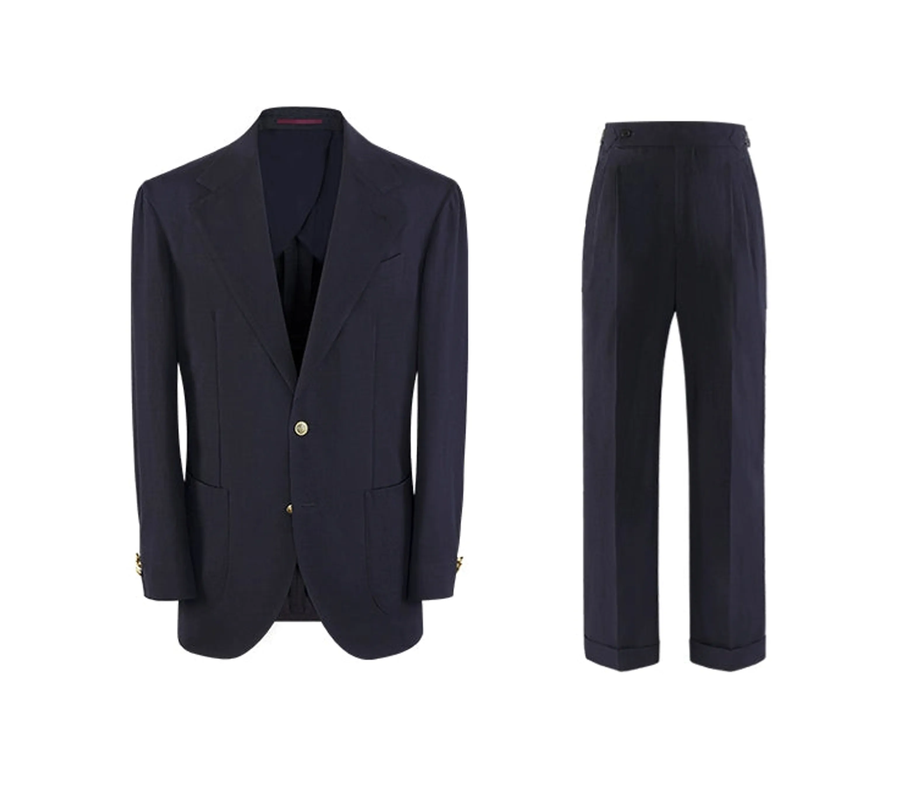 Italian imported Seersucker Wool Suit - Image 4