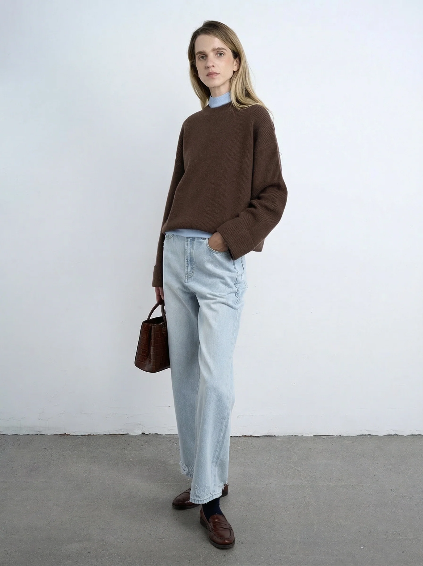 Selena Merino Ribbed Sweater - Image 2