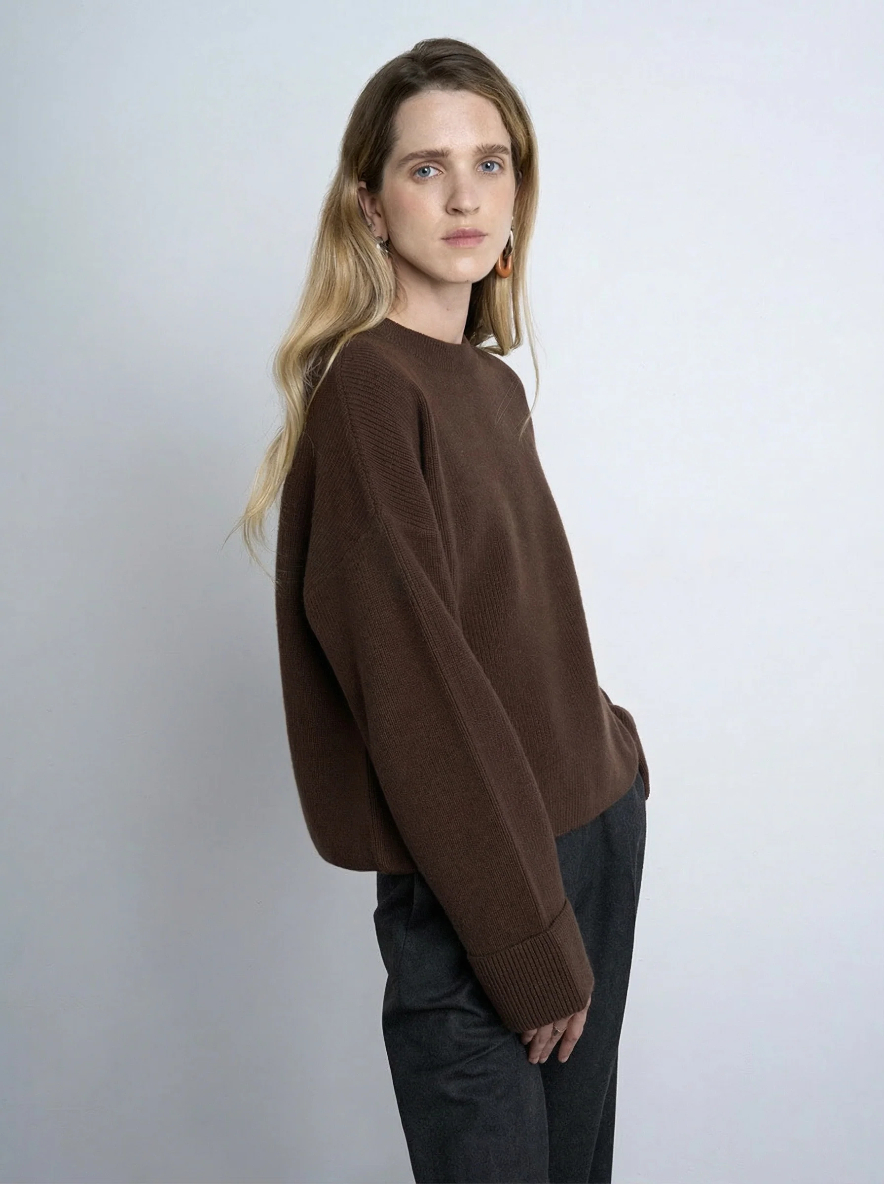 Selena Merino Ribbed Sweater - Image 3