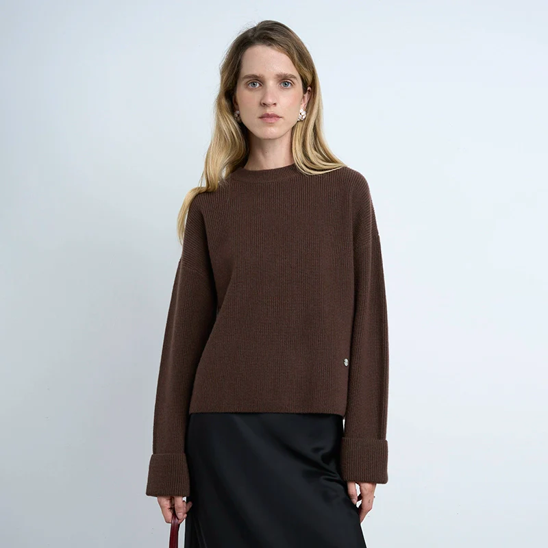 Selena Merino Ribbed Sweater - Image 5
