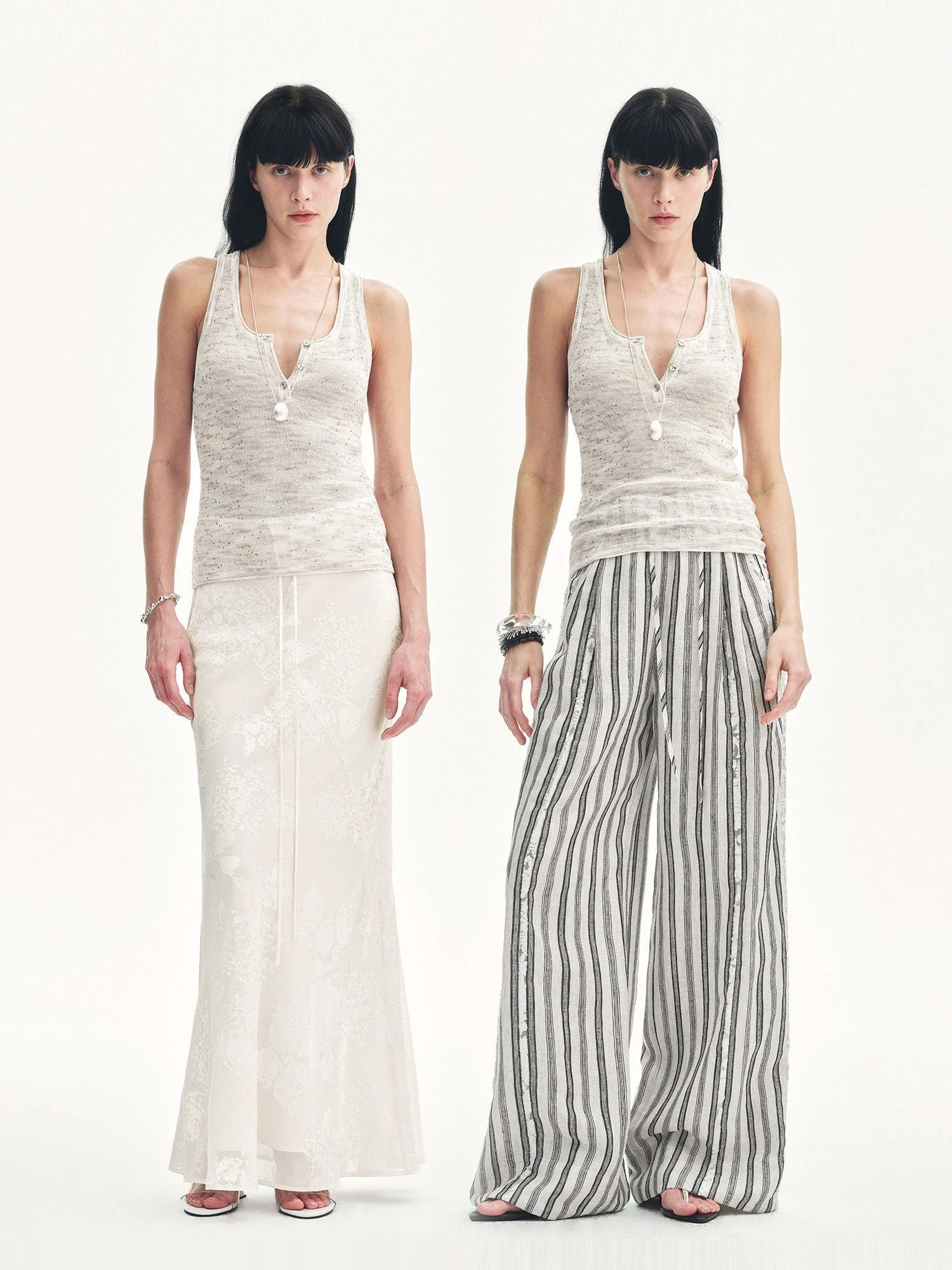 Sequin Henley Tank - Image 4
