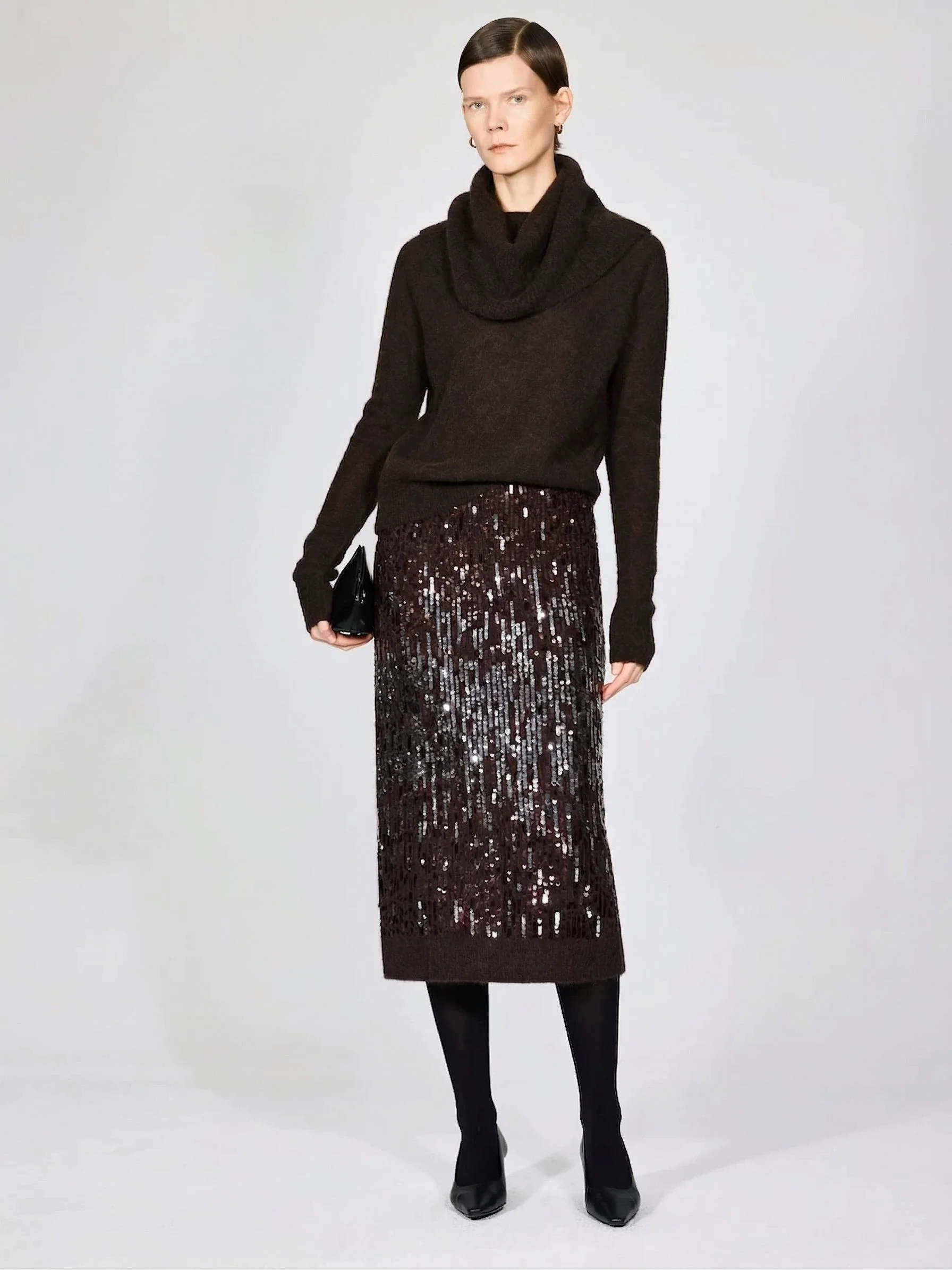 Sequin Midi Skirt - Image 5