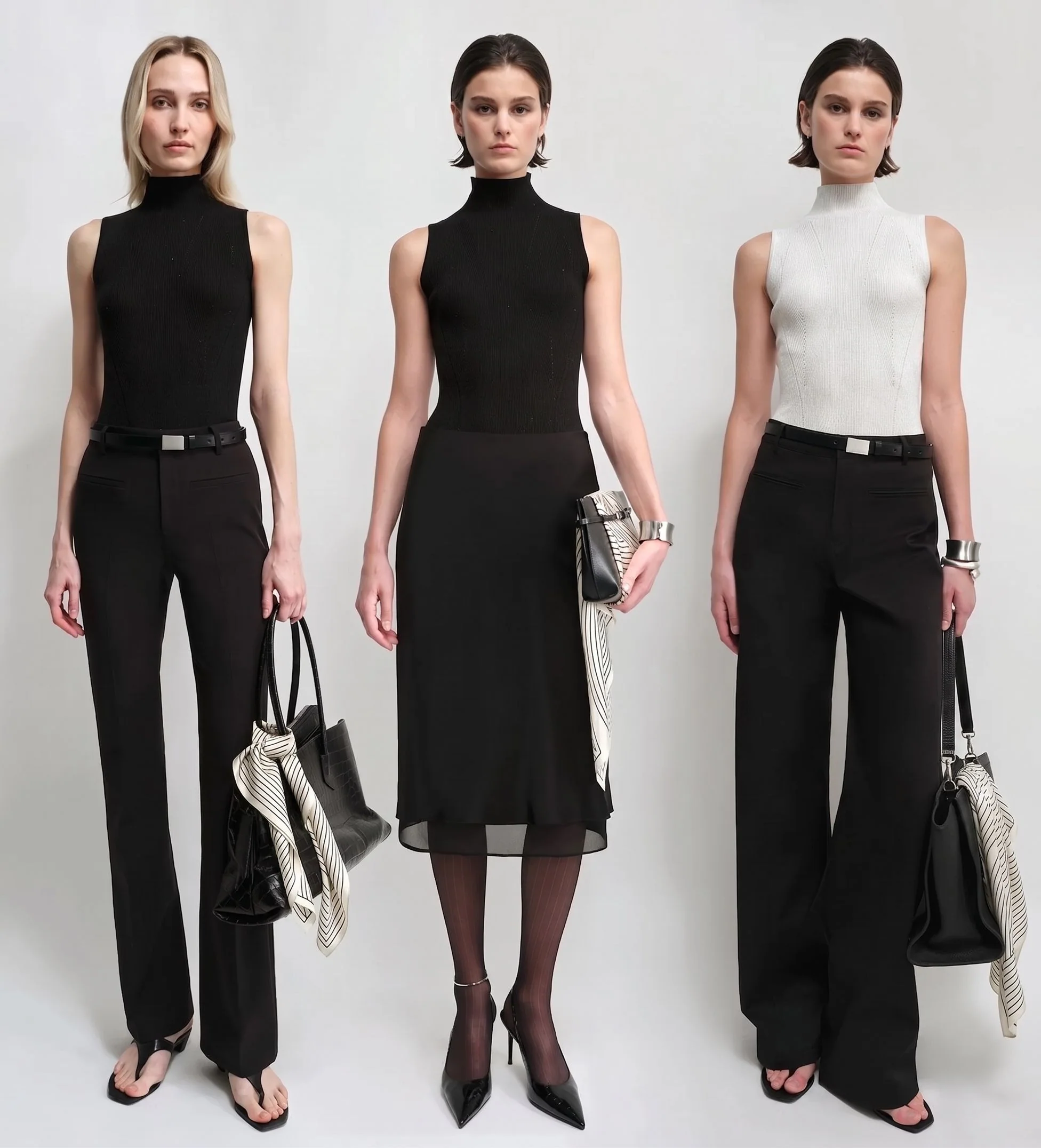 Sequin Ribbed Mockneck Top - Image 3