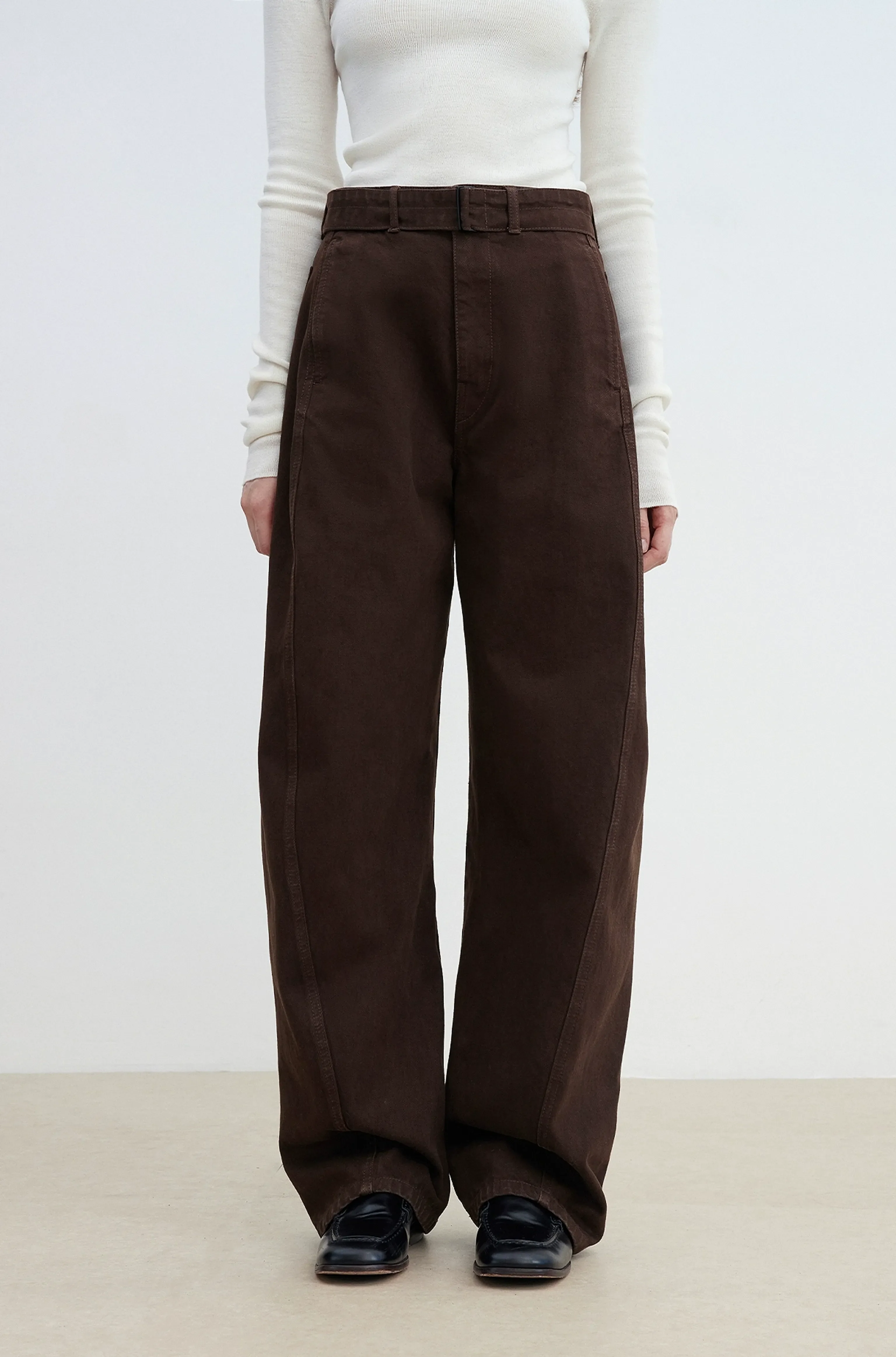 Shadow Dance Washed Wide-Leg Trousers - Image 2