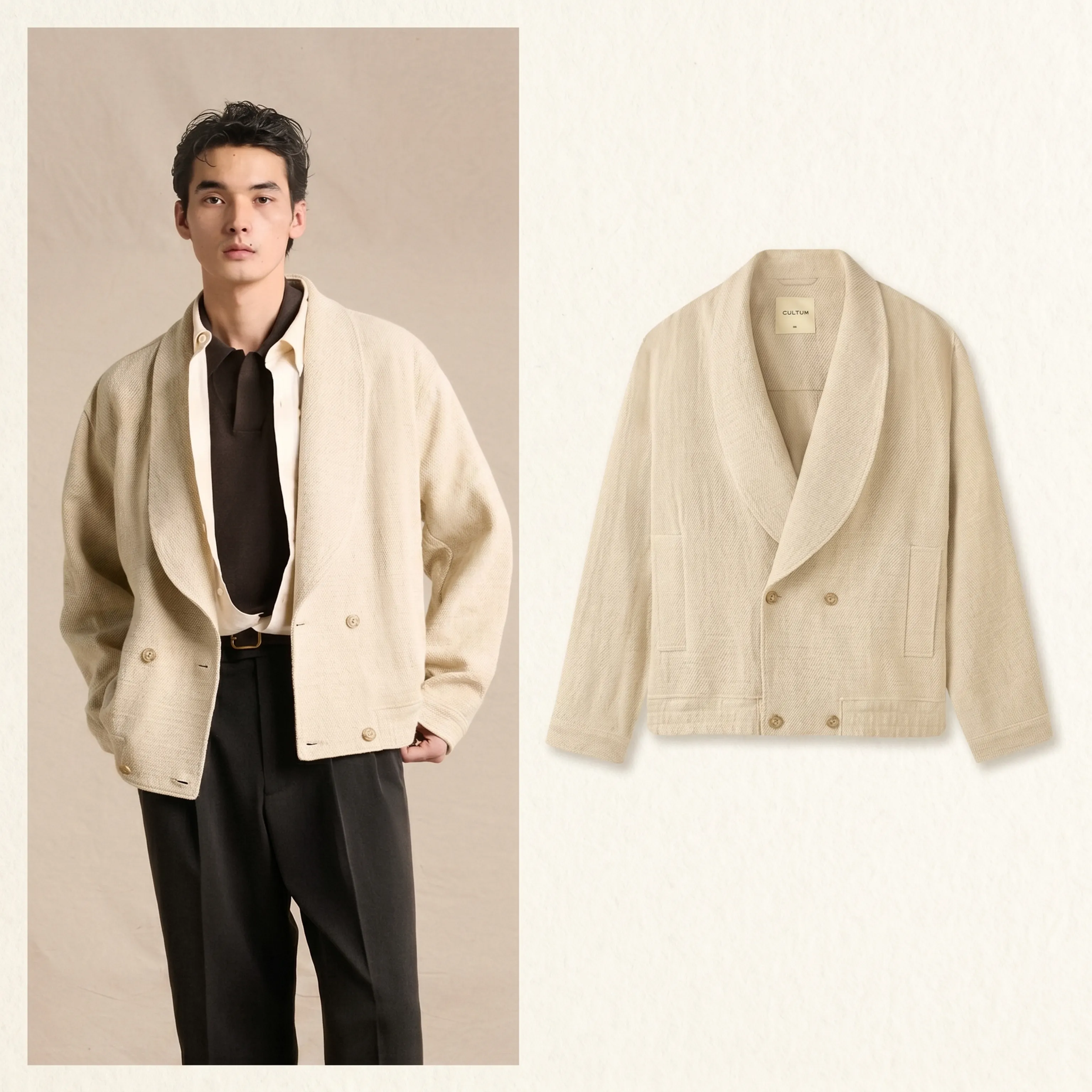 Shawl Collar Cardigan - Image 3