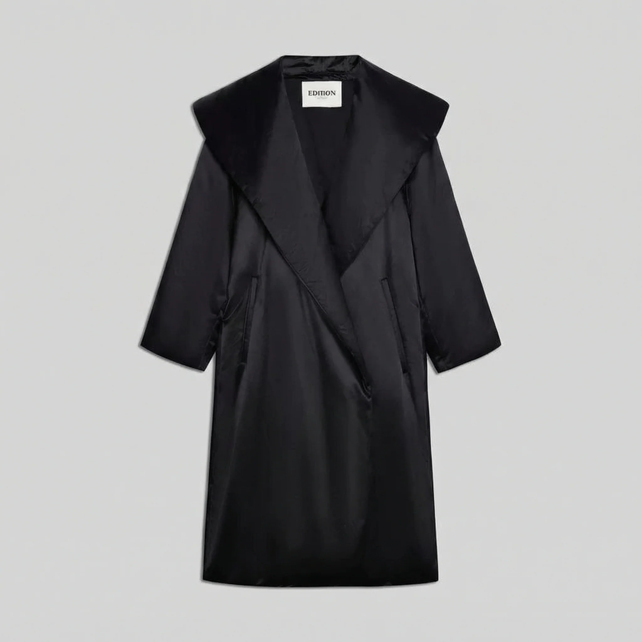 Shawl Collar Puffer Coat - Image 6