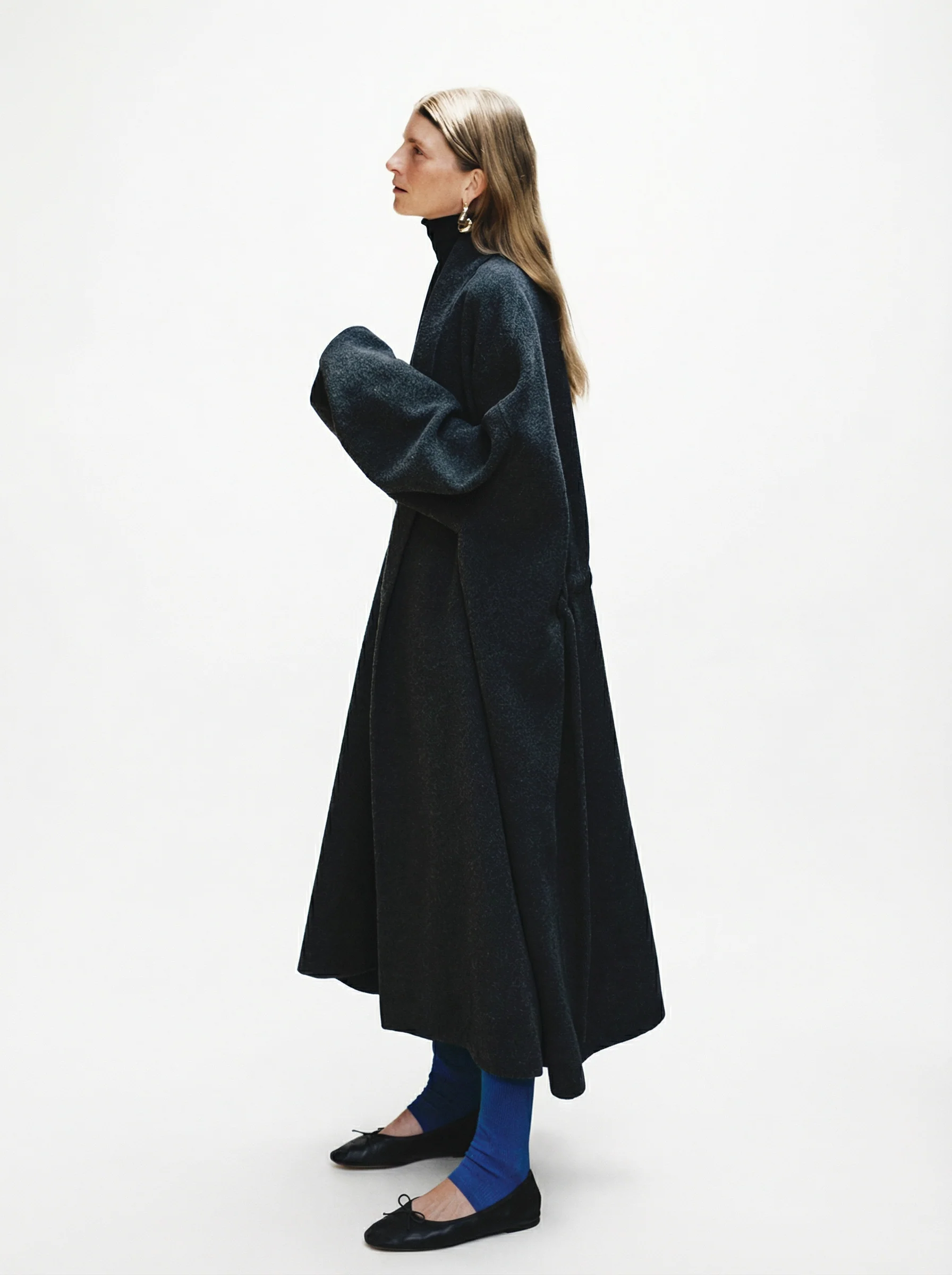 Shawl Wrap Coat - Image 2