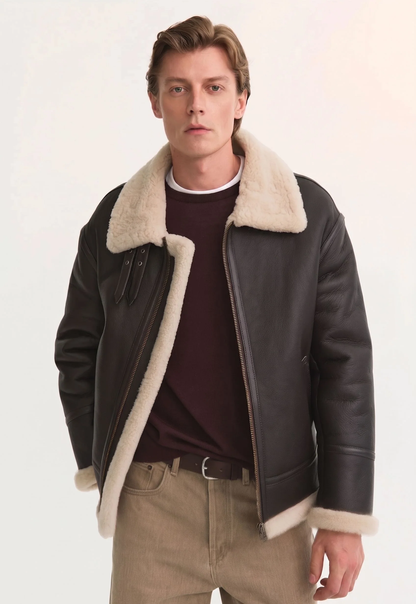Shearling Aviator Jacket