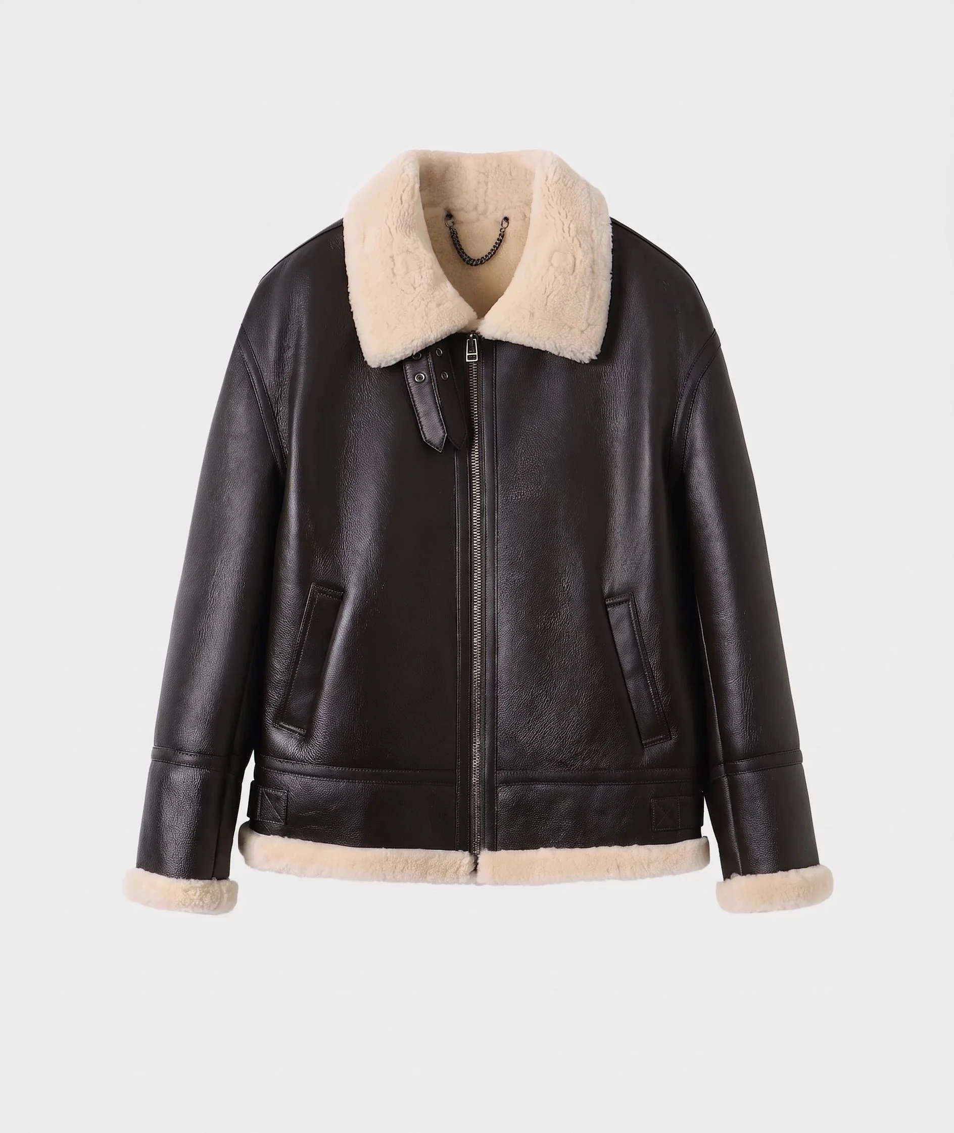 Shearling Aviator Jacket - Image 6