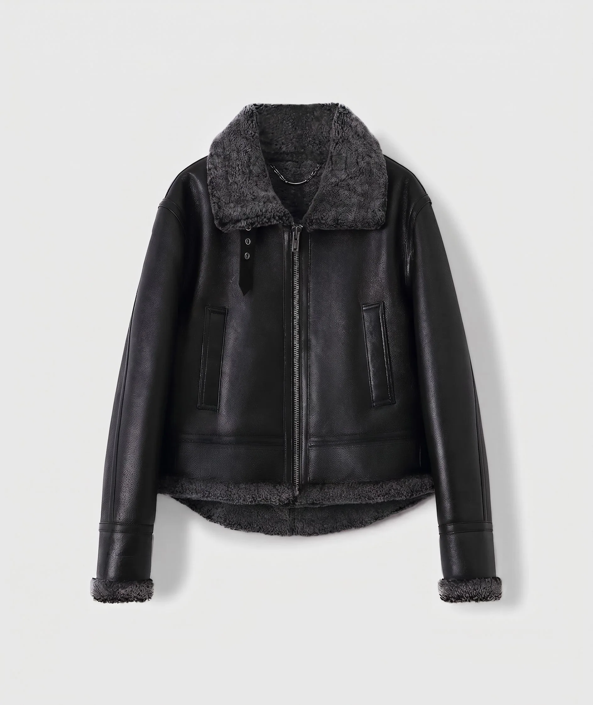 Shearling Aviator Jacket - Image 6