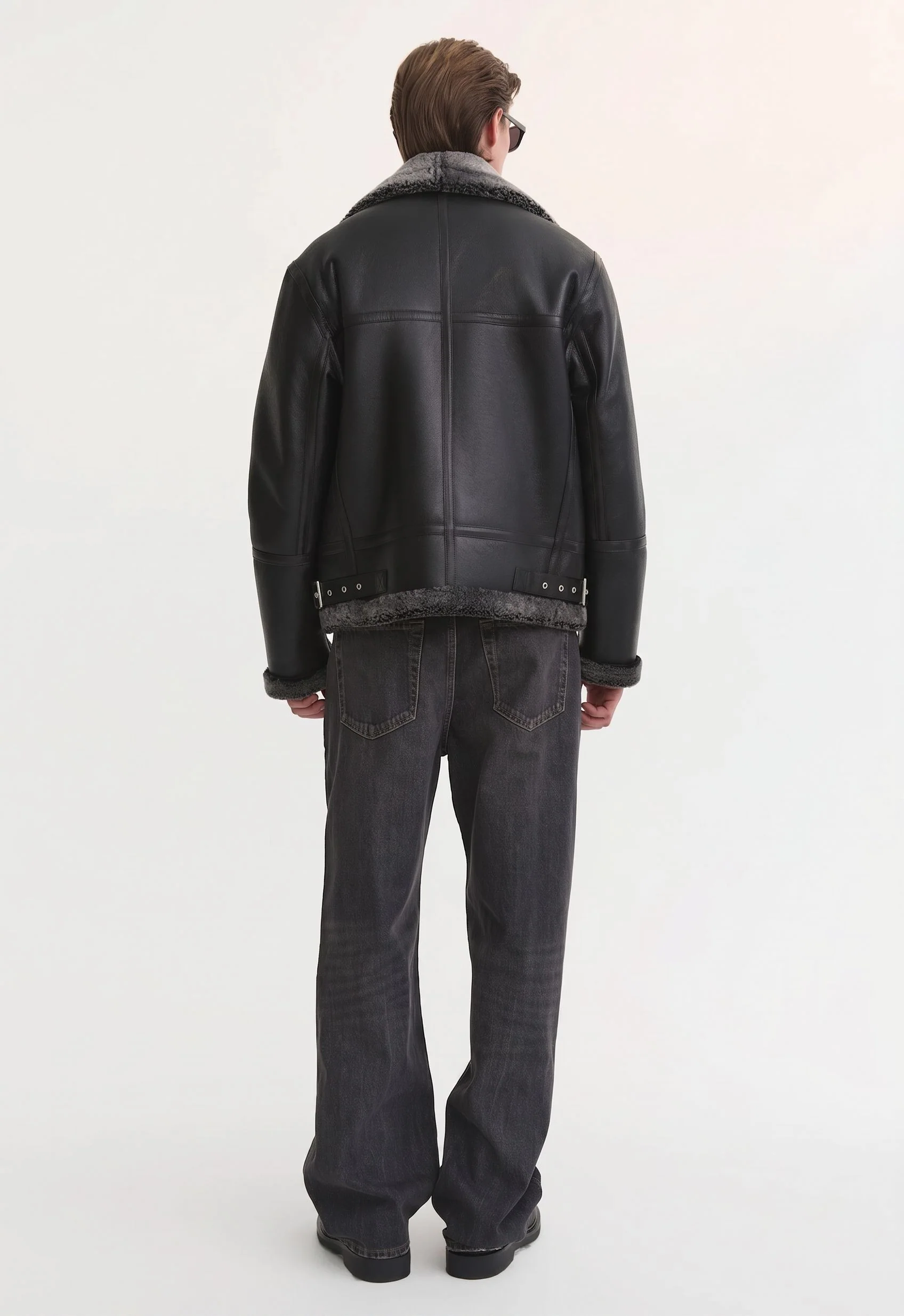 Shearling Aviator Jacket - Image 5