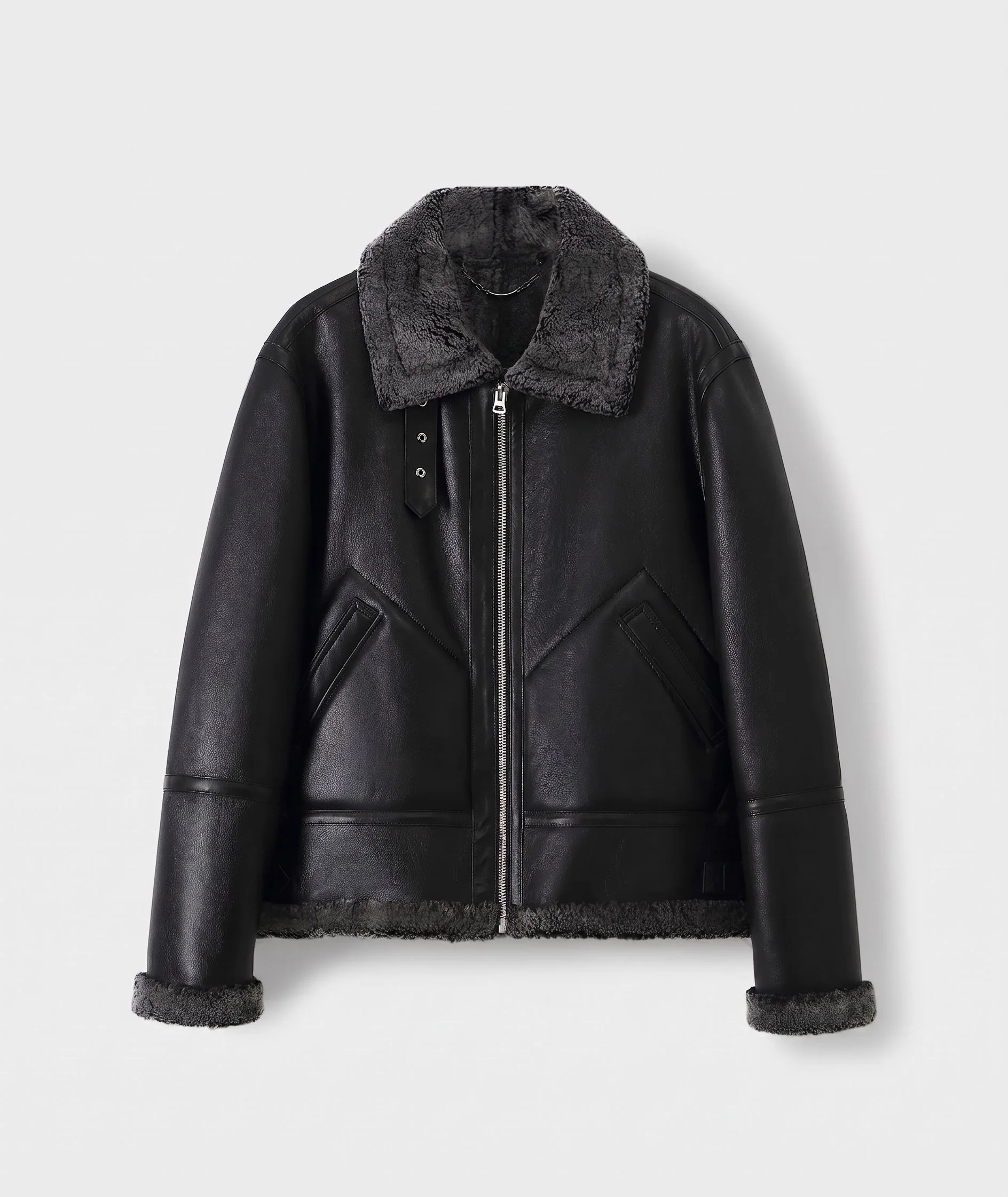 Shearling Aviator Jacket - Image 6