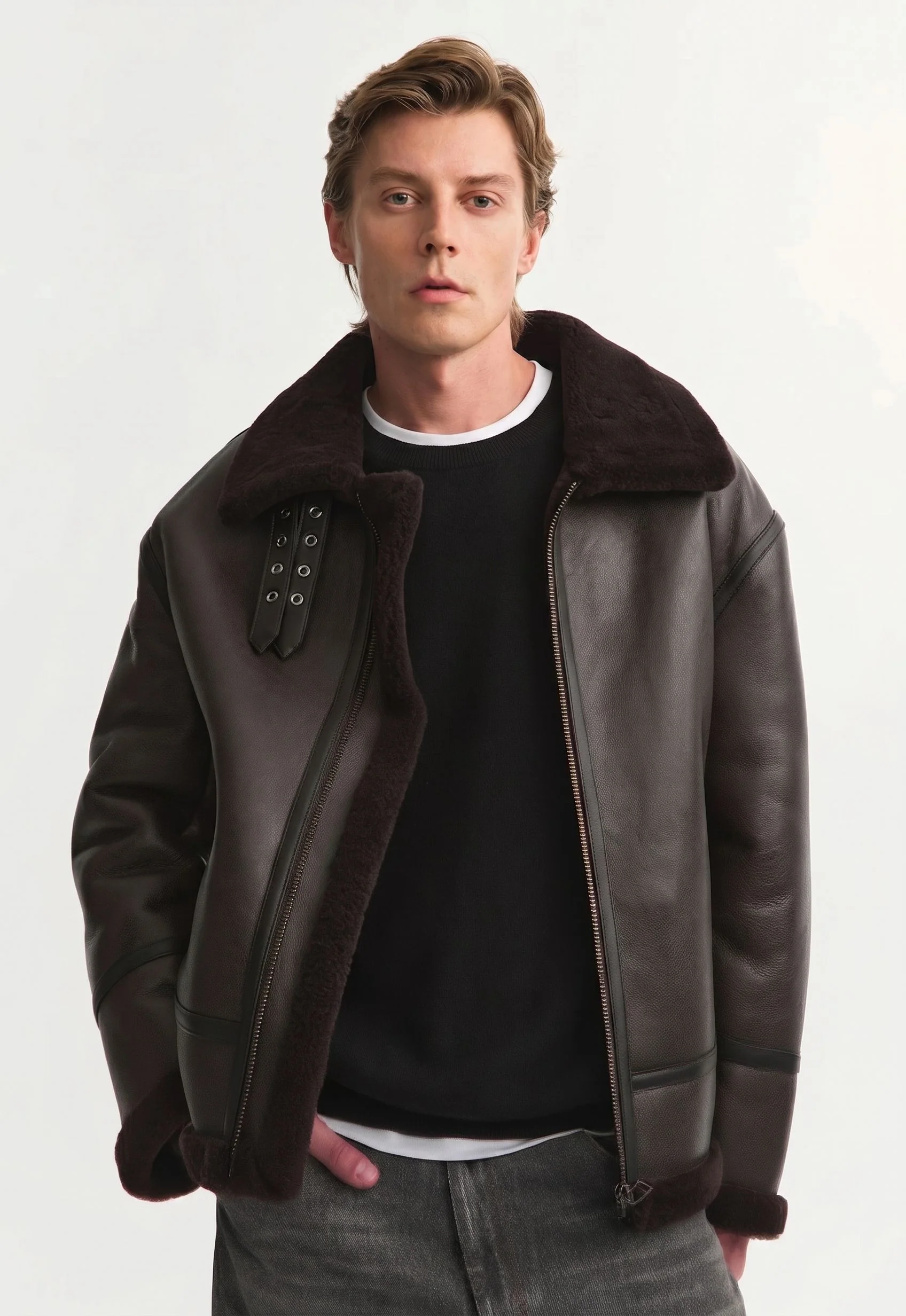 Shearling Aviator Jacket