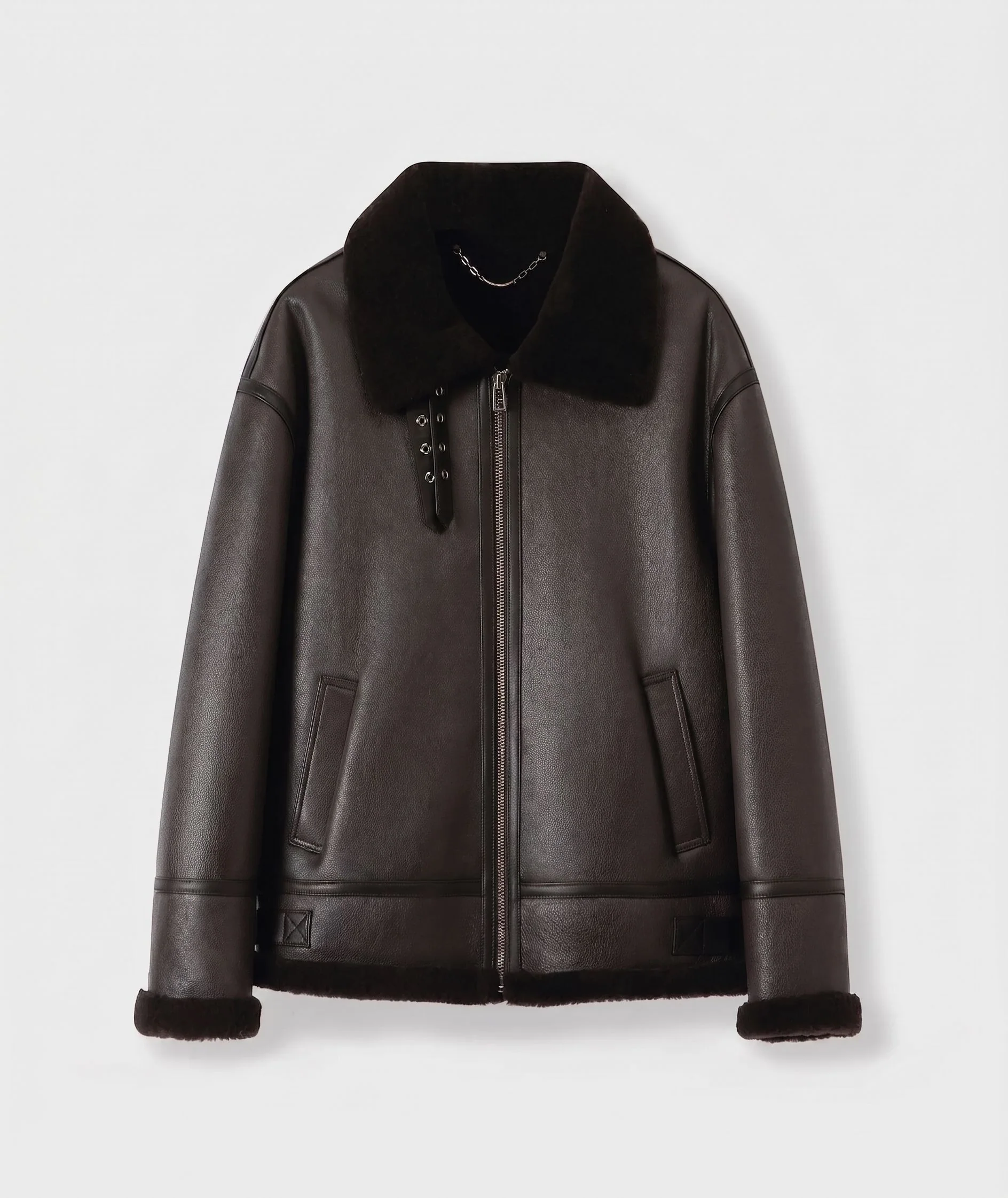 Shearling Aviator Jacket - Image 6