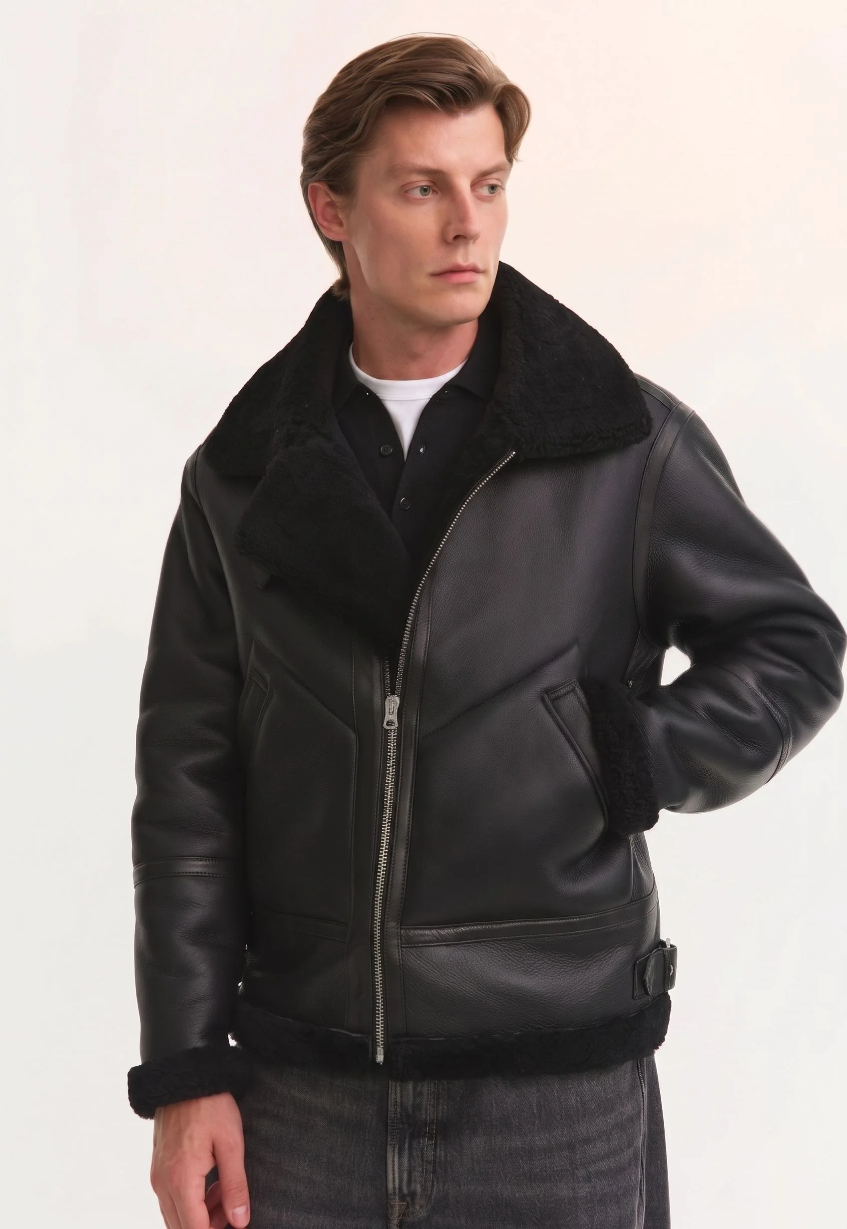 Shearling Aviator Jacket
