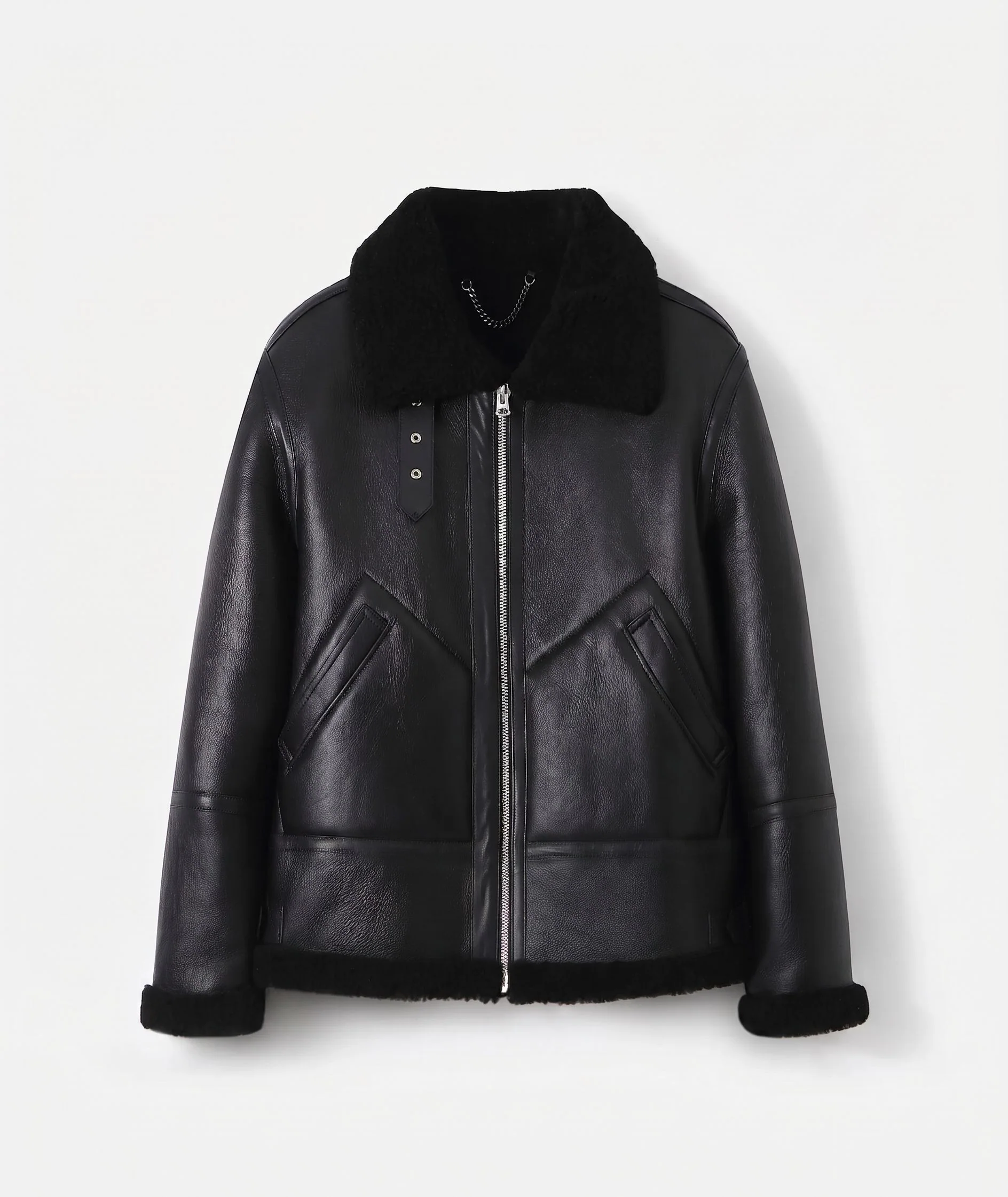 Shearling Aviator Jacket - Image 6