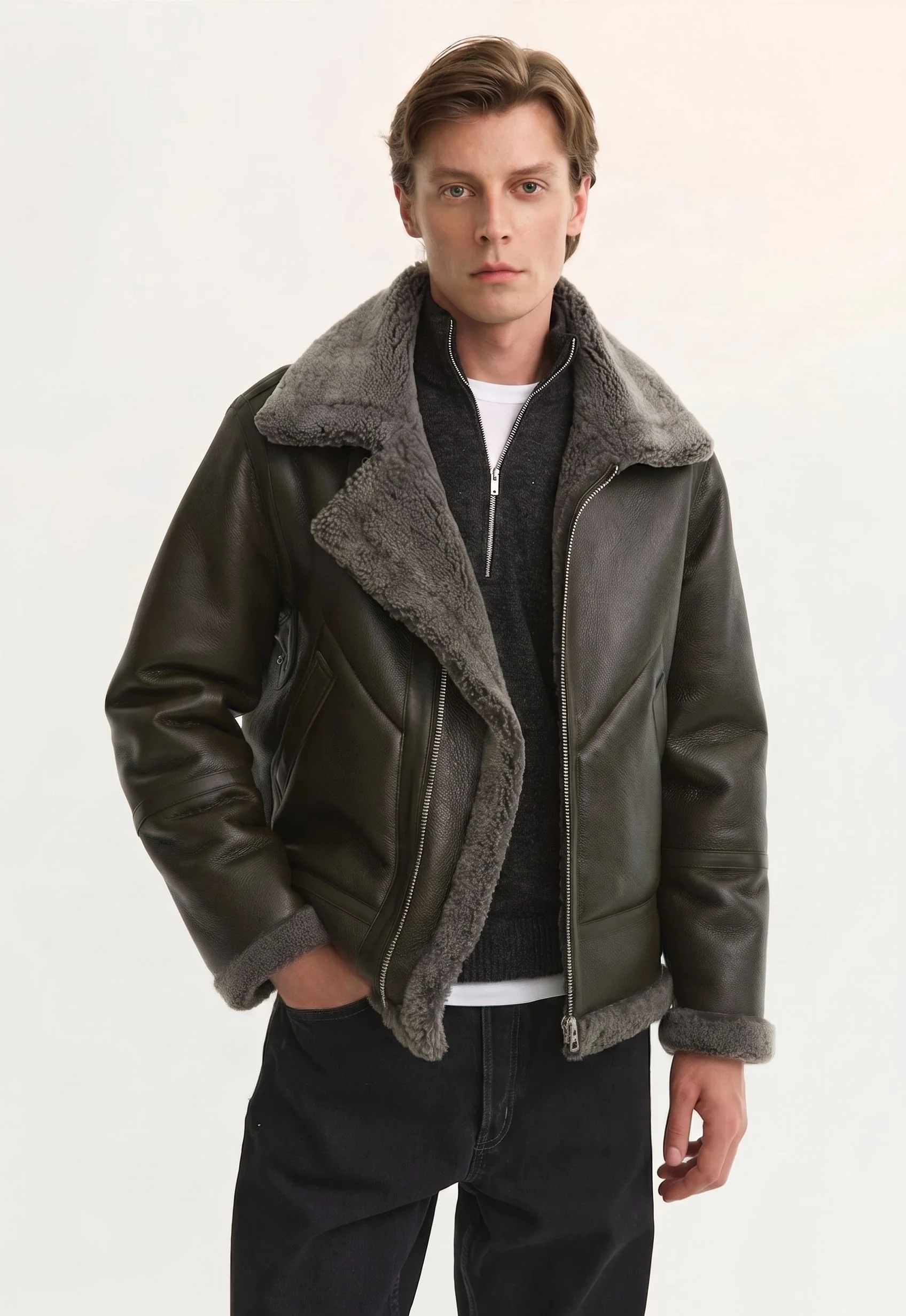Shearling Aviator Jacket