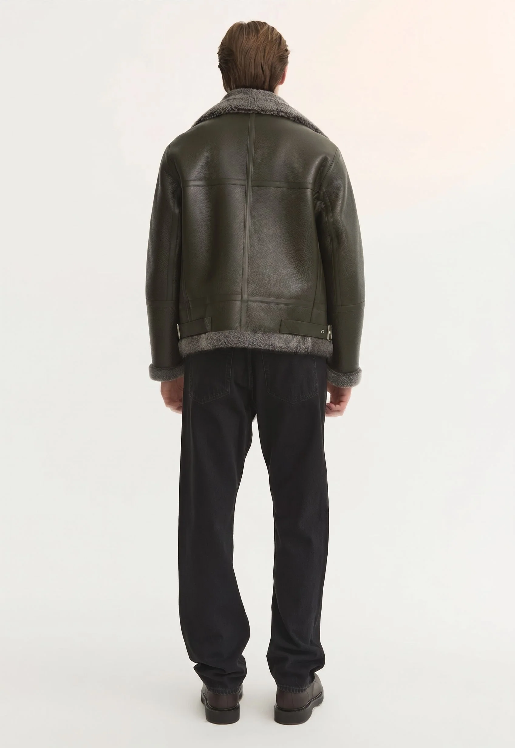 Shearling Aviator Jacket - Image 5