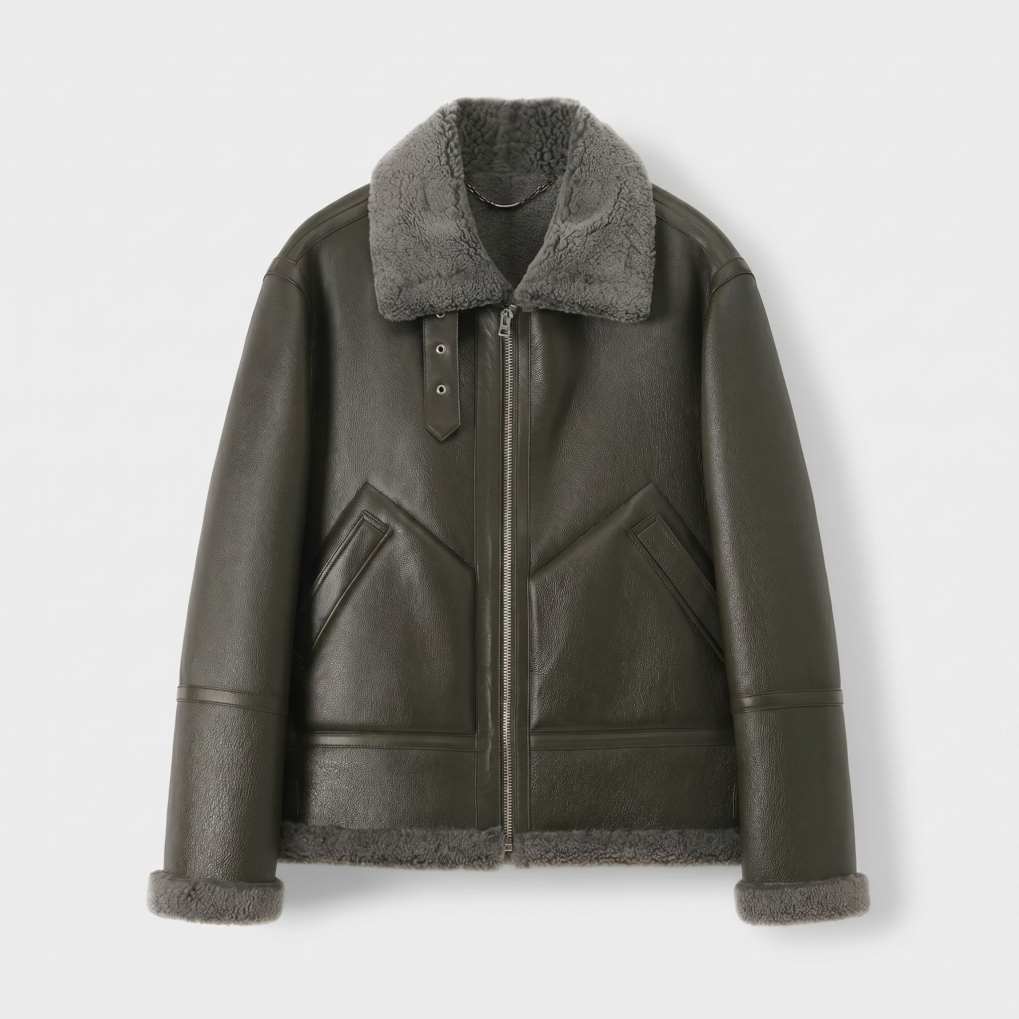 Shearling Aviator Jacket - Image 6