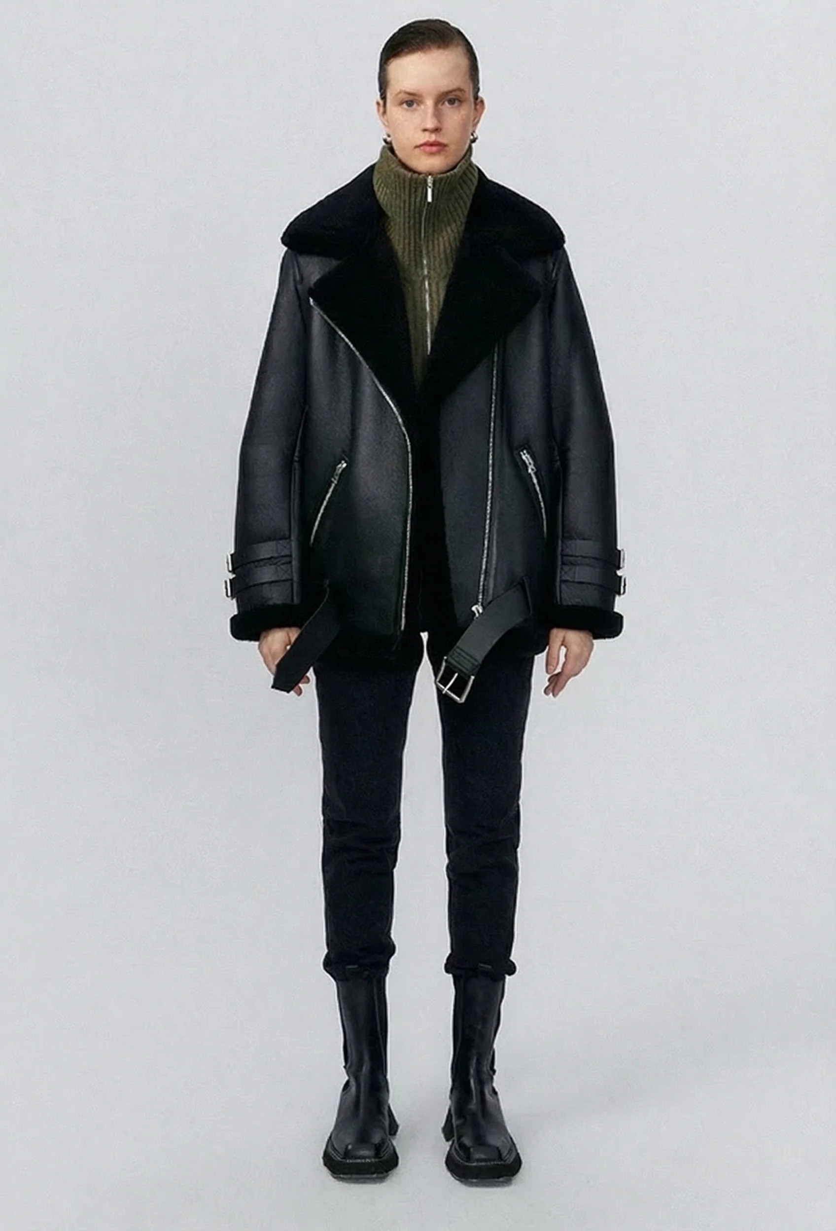 Shearling Aviator Jacket
