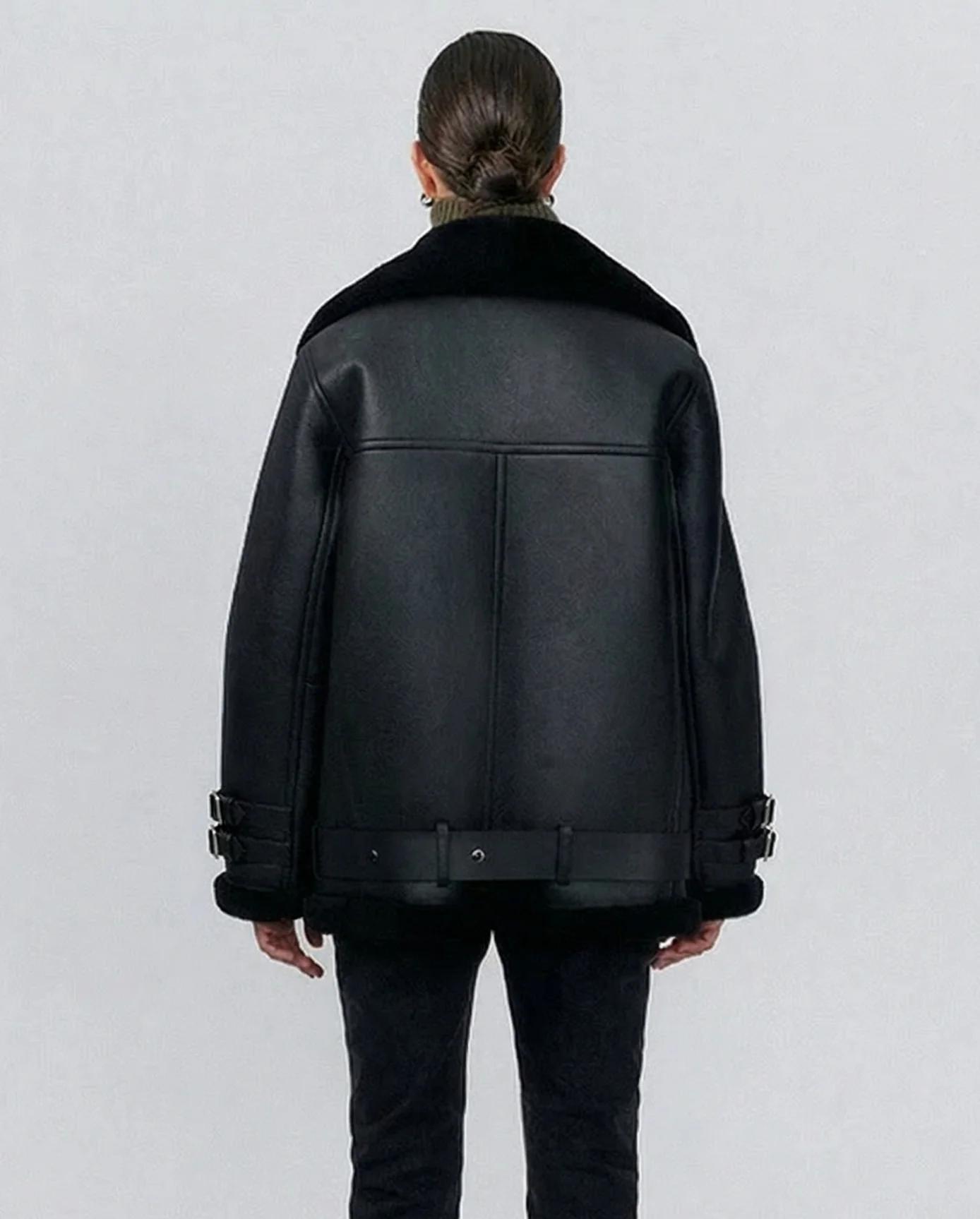Shearling Aviator Jacket - Image 2
