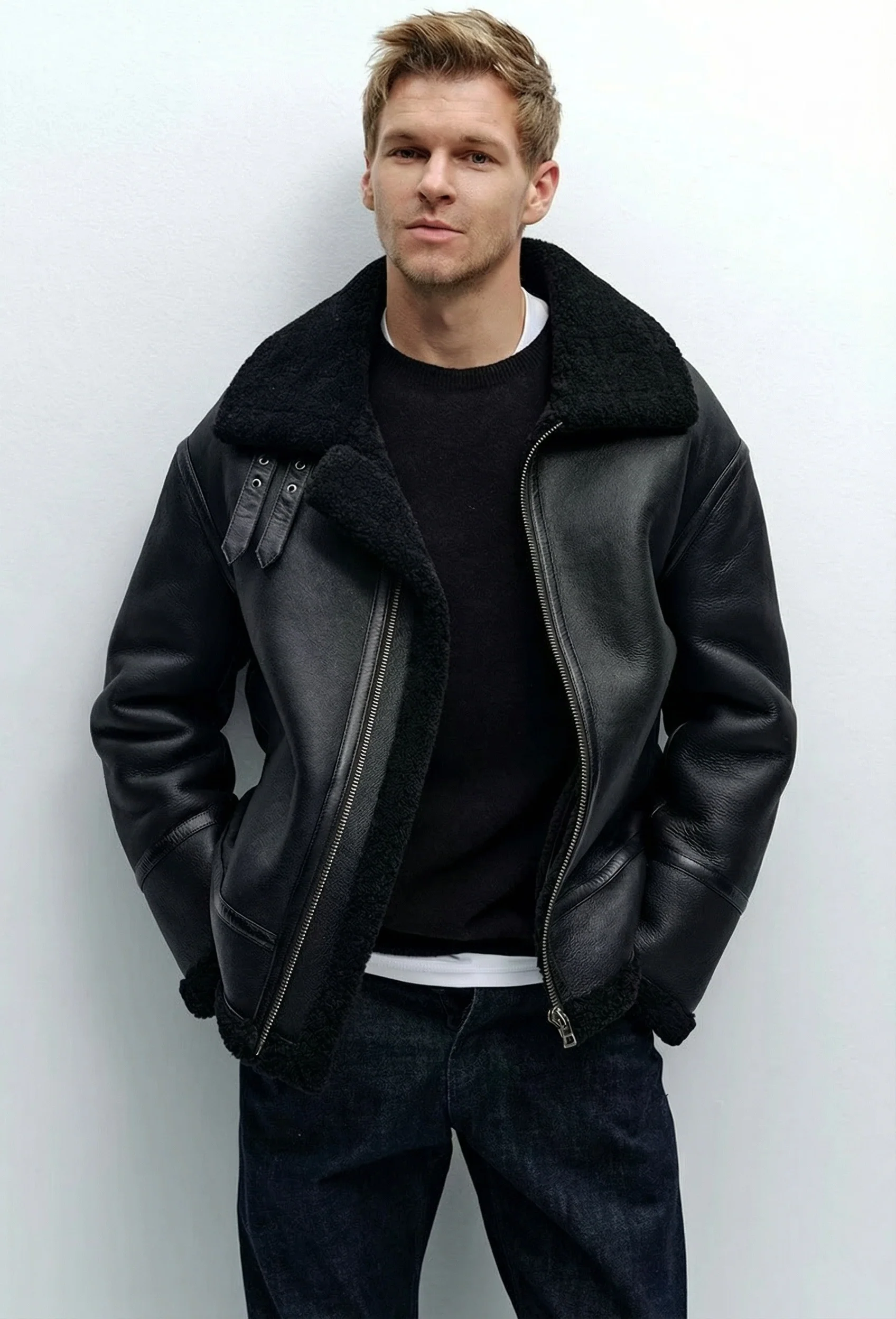 Shearling Aviator Jacket