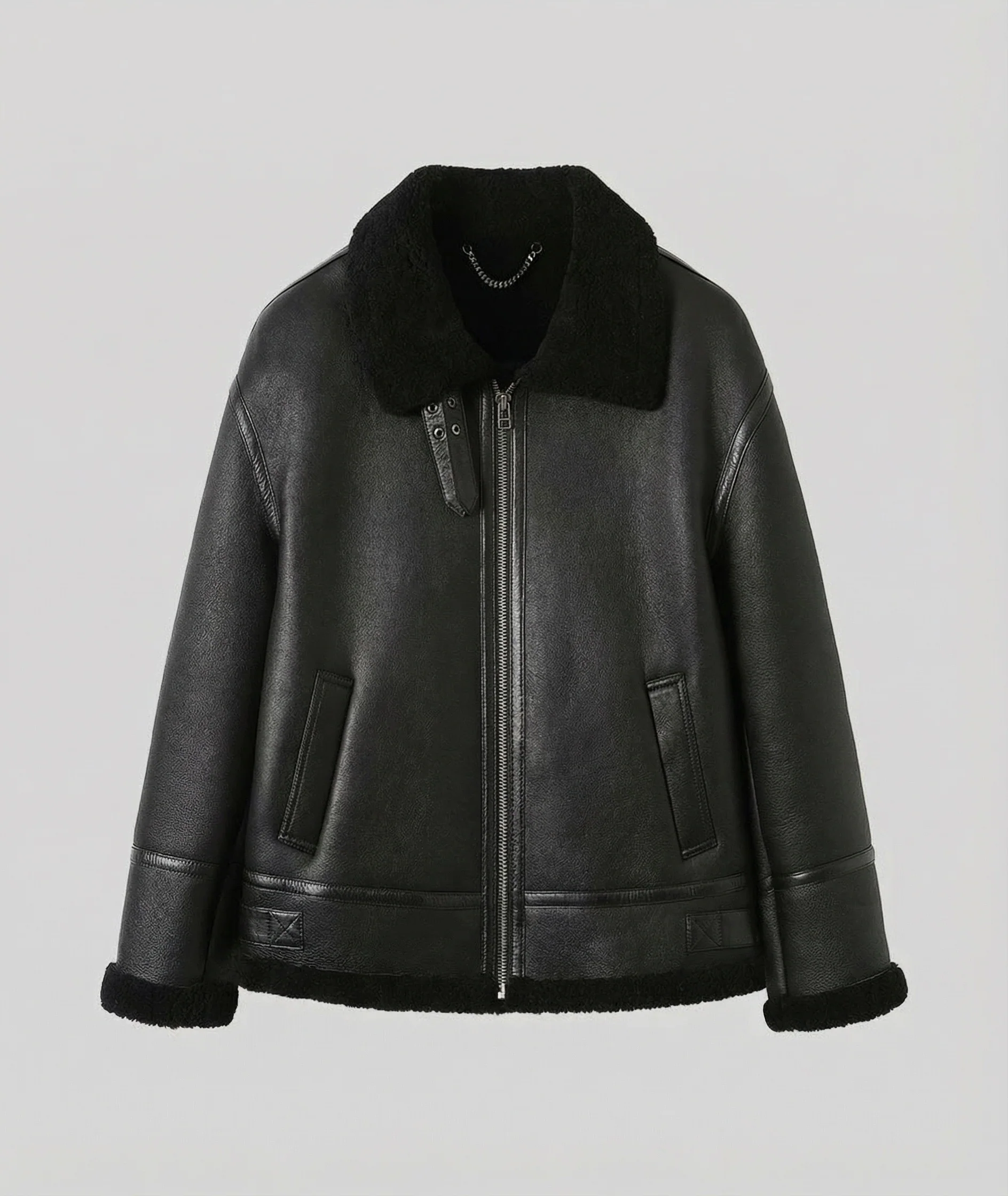Shearling Aviator Jacket - Image 5