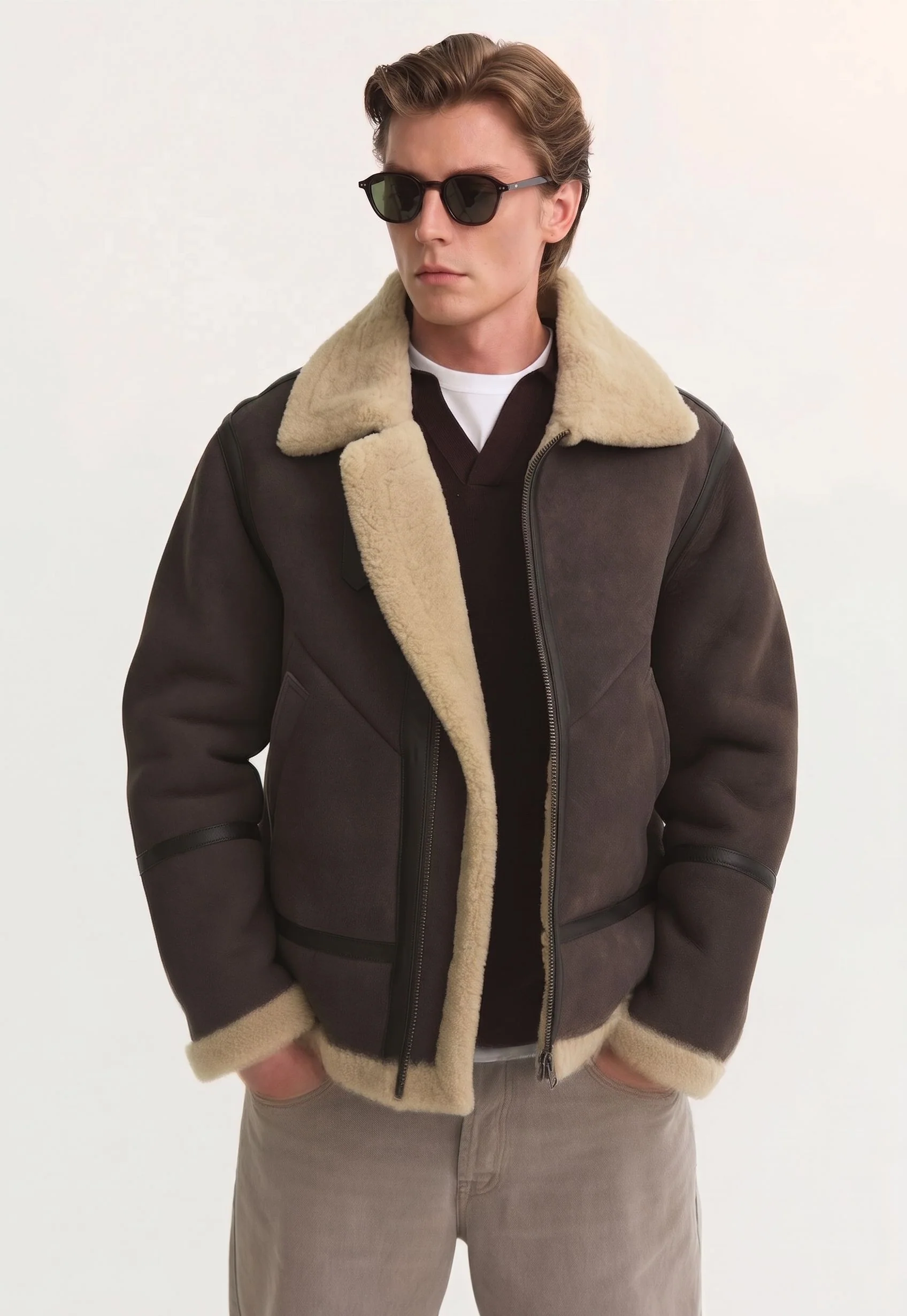 Shearling Aviator Jacket