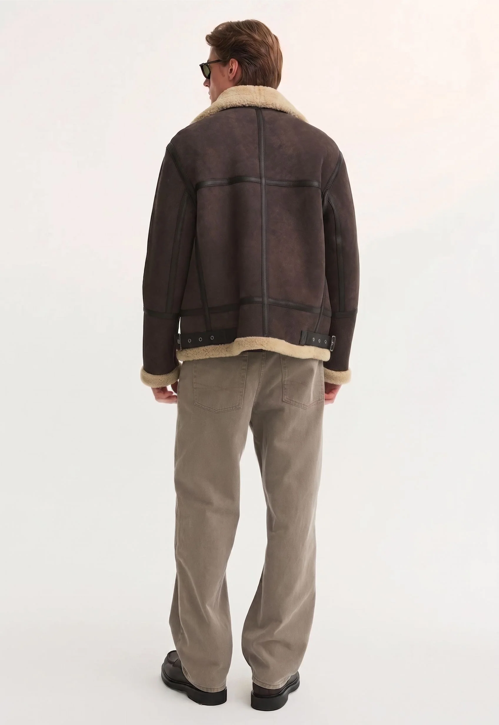 Shearling Aviator Jacket - Image 5