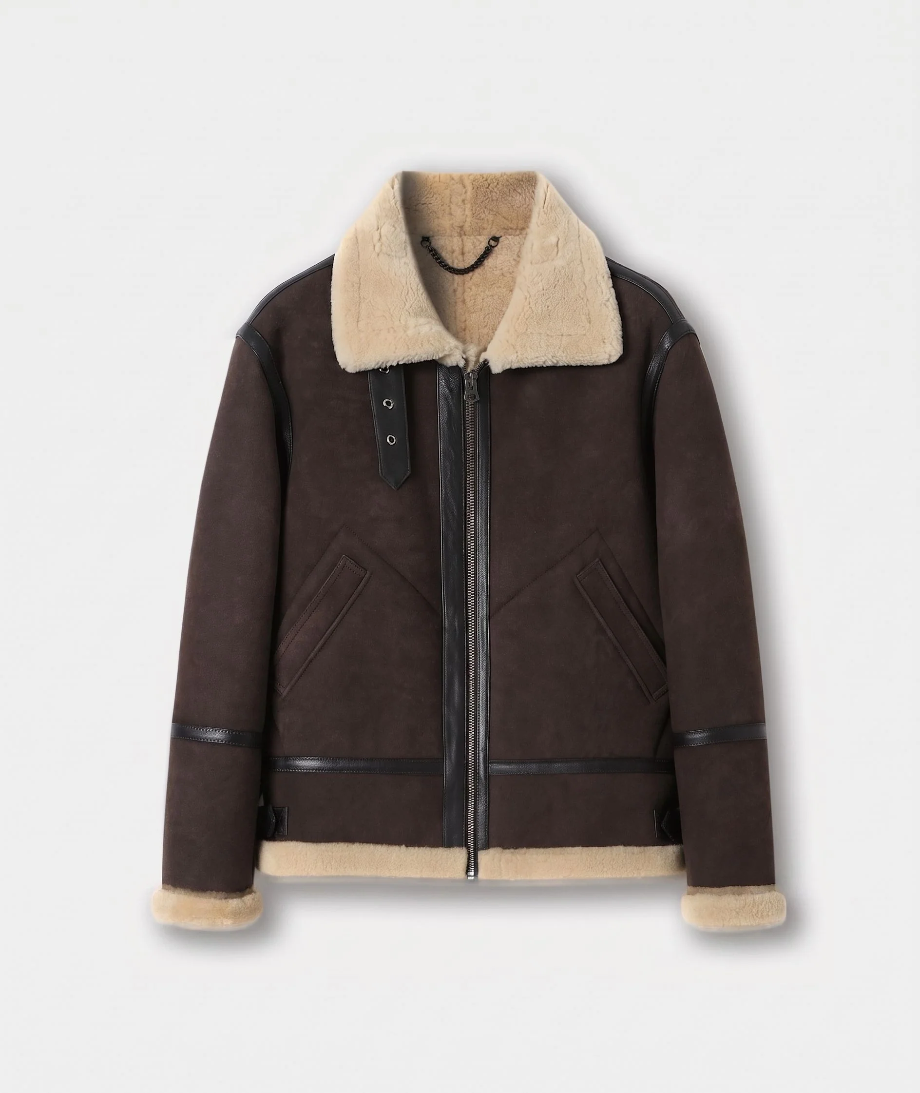 Shearling Aviator Jacket - Image 6