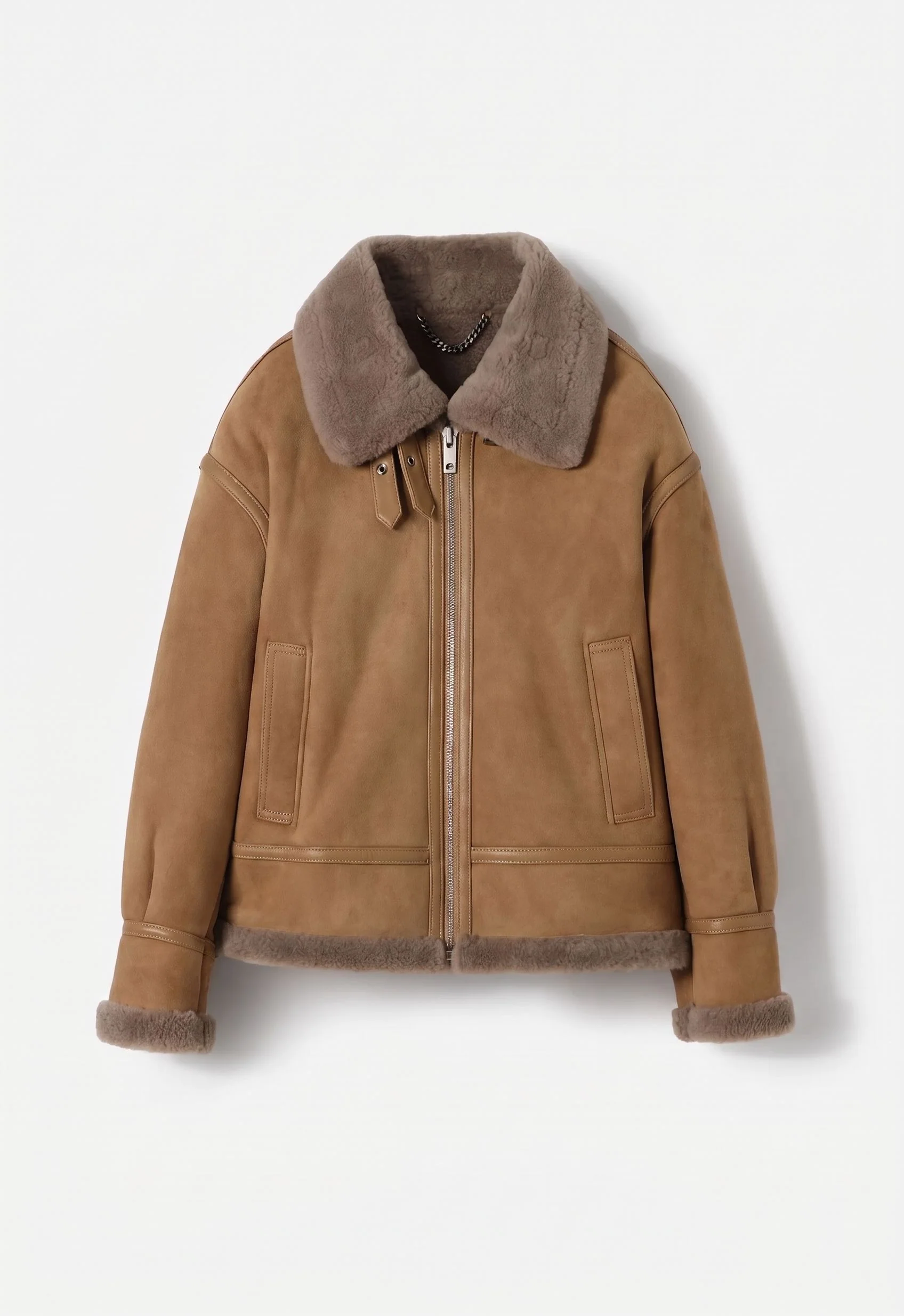 Shearling Aviator Jacket - Image 5