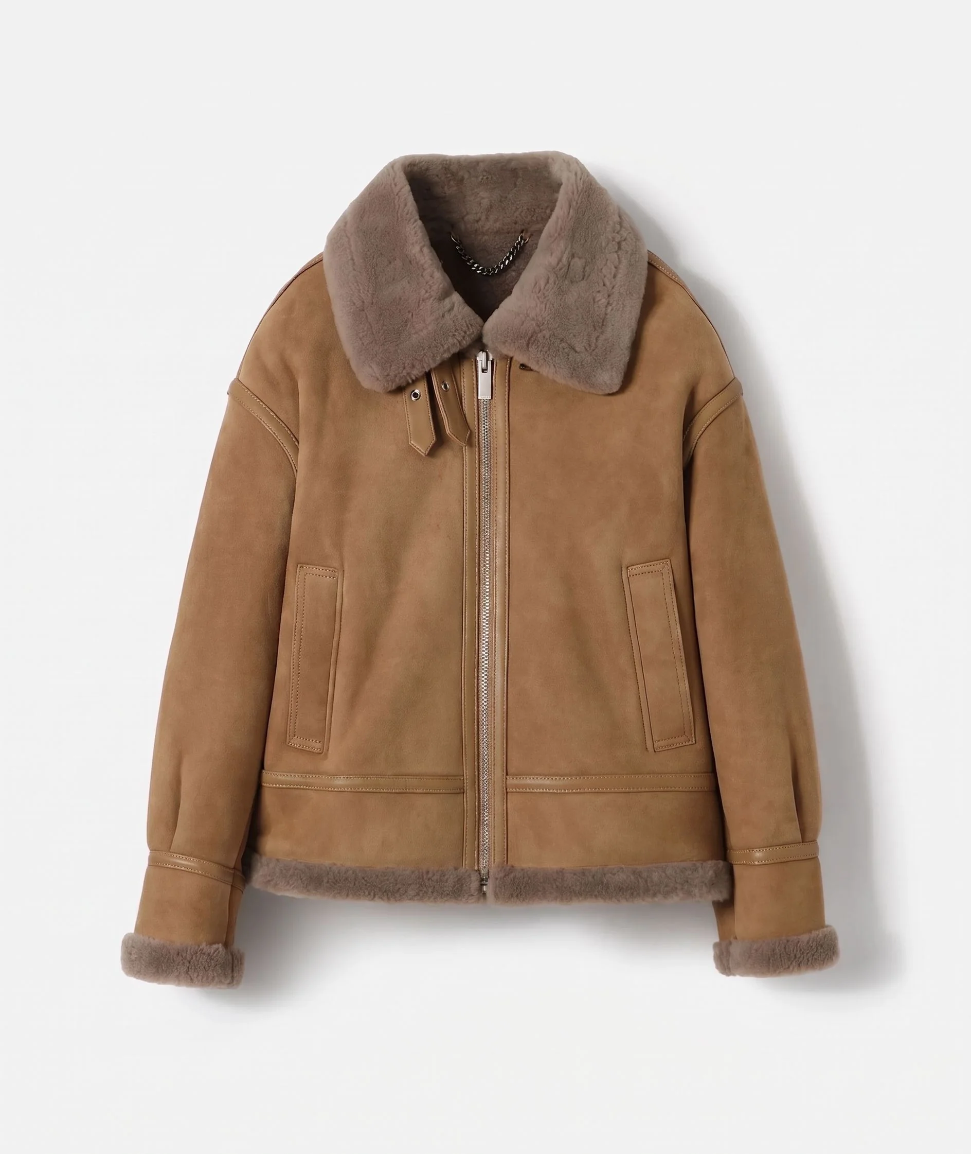Shearling Aviator Jacket - Image 6