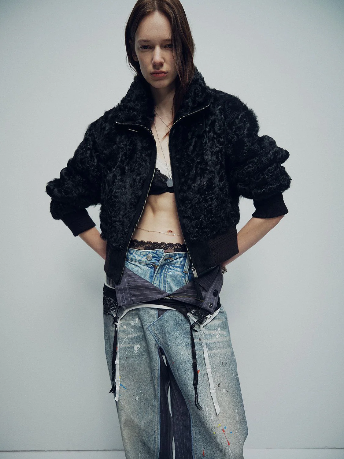 Shearling Bomber Jacket
