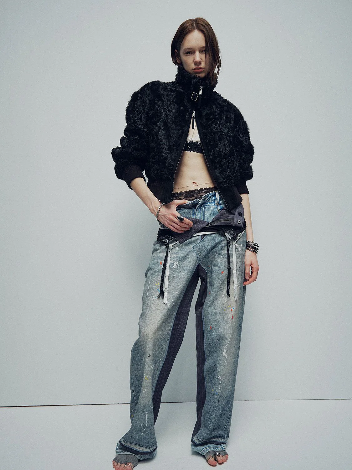 Shearling Bomber Jacket - Image 3