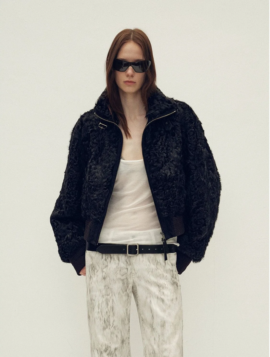 Shearling Bomber Jacket - Image 6