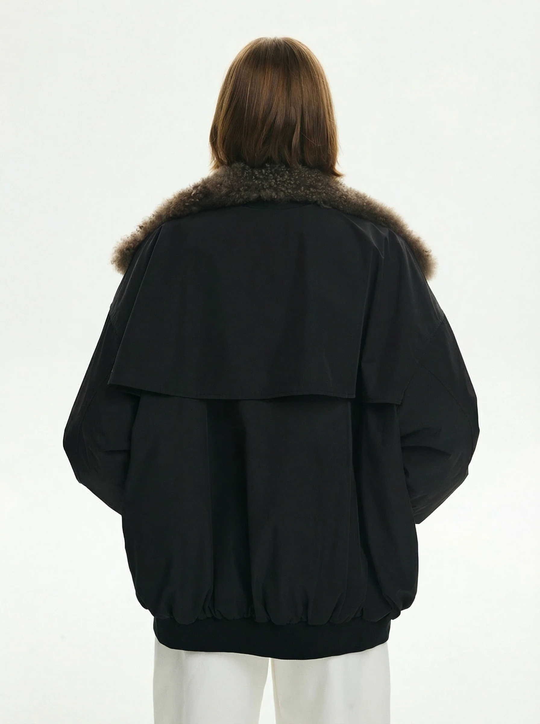 Shearling Collar Bomber - Image 3